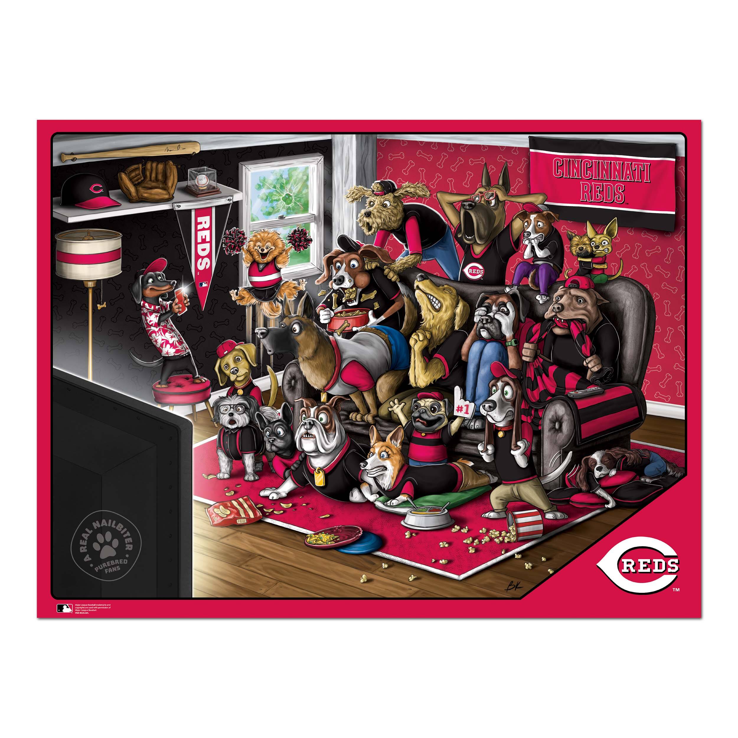 MLB Purebred Fans A Real Nailbiter 500 Piece Puzzle