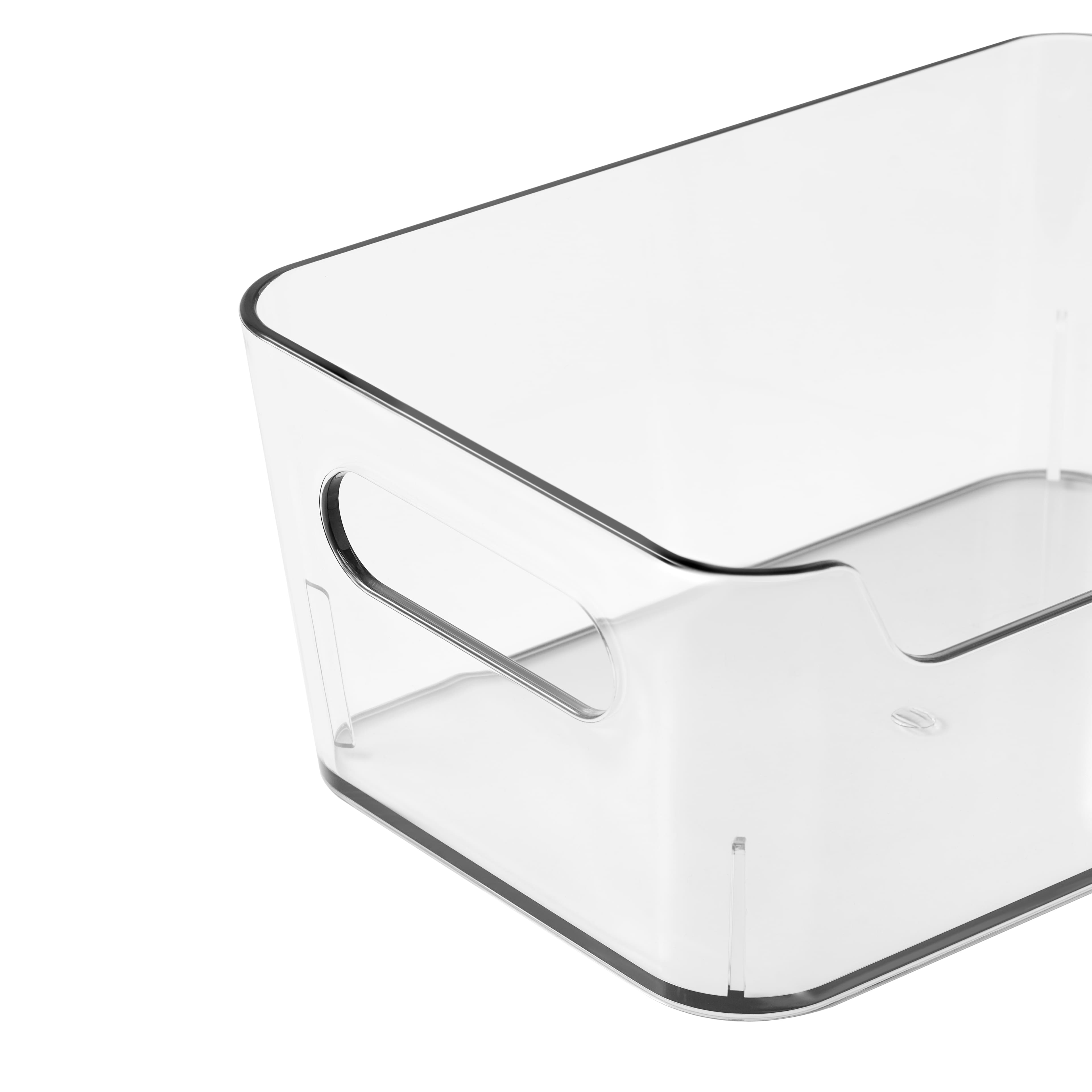 24 Pack: Small Clear Open Storage Bin by Simply Tidy®