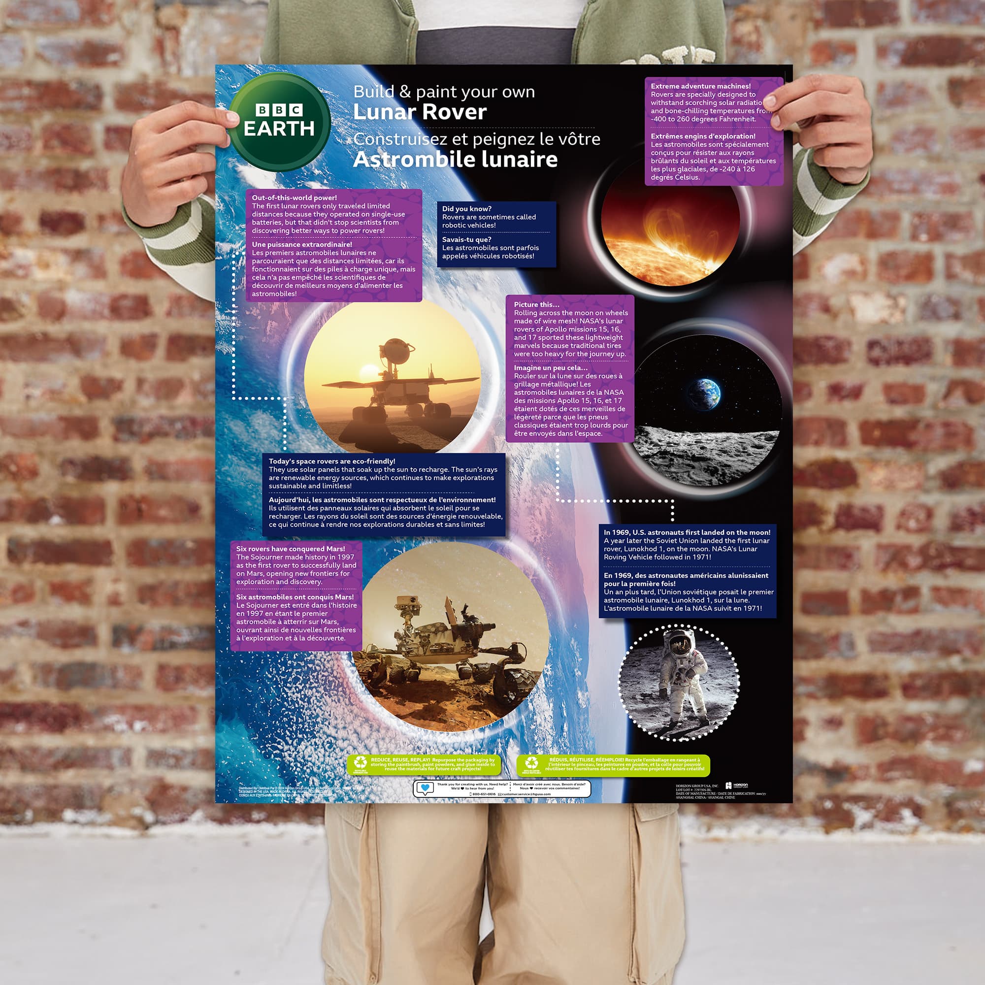 BBC Earth Build & Paint Your Own Lunar Rover