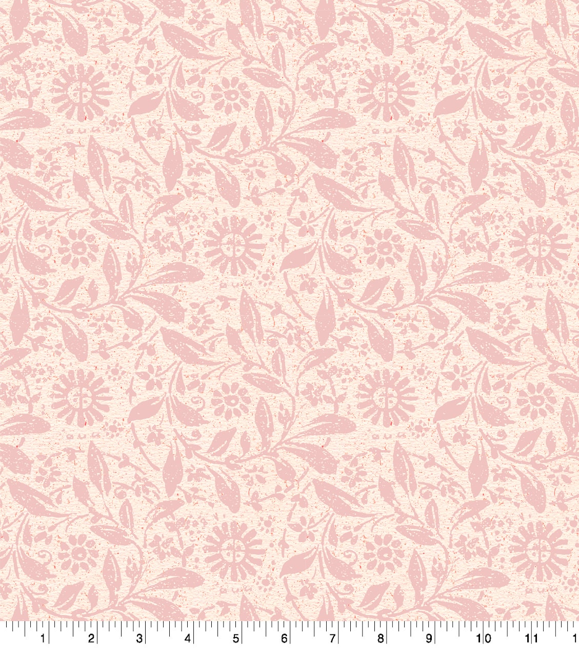 Suzanne Nicoll Peony Tonal Leaves Cotton Fabric