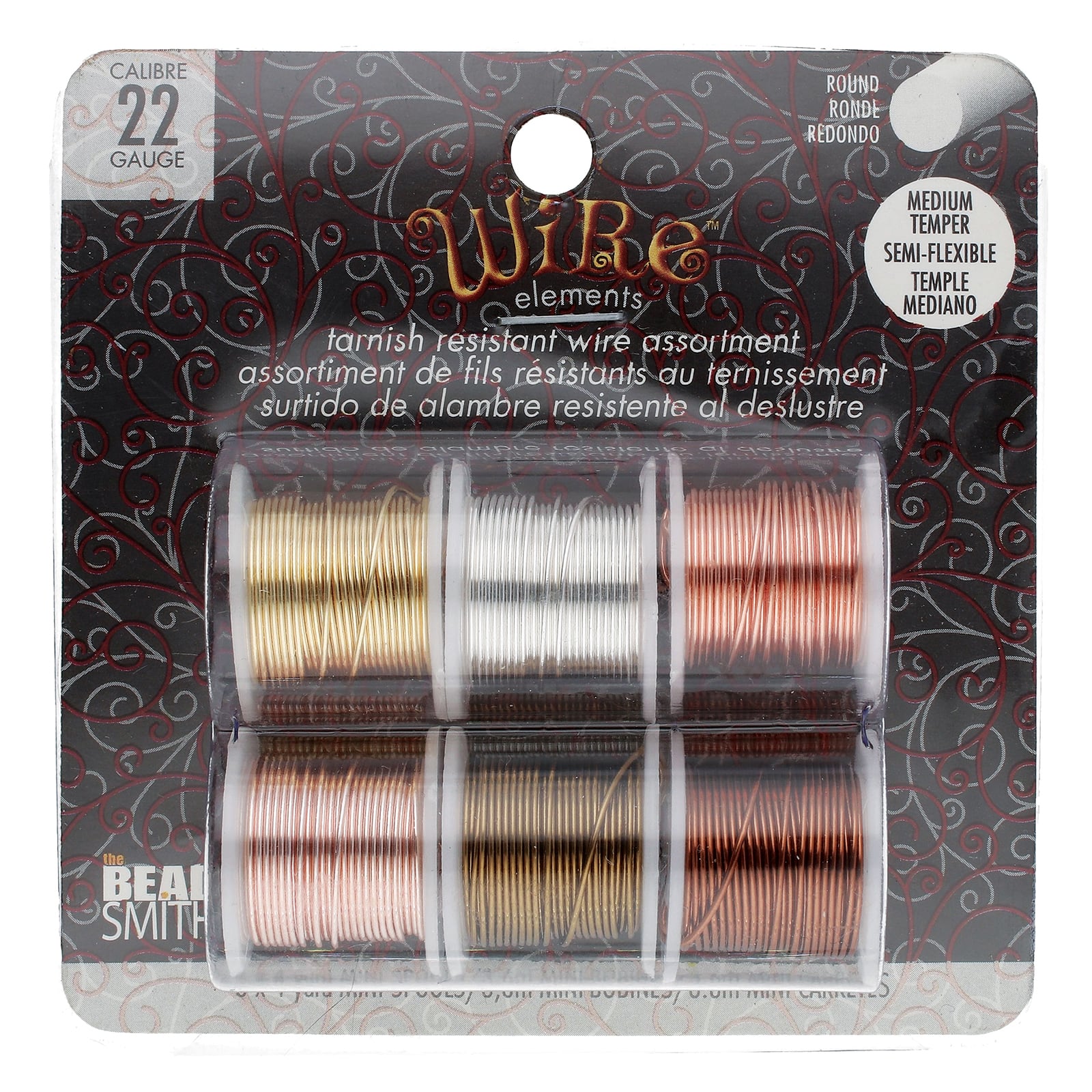 The Beadsmith&#xAE; Wire Elements&#x2122; Lacquered Tarnish Resistant Wire Set