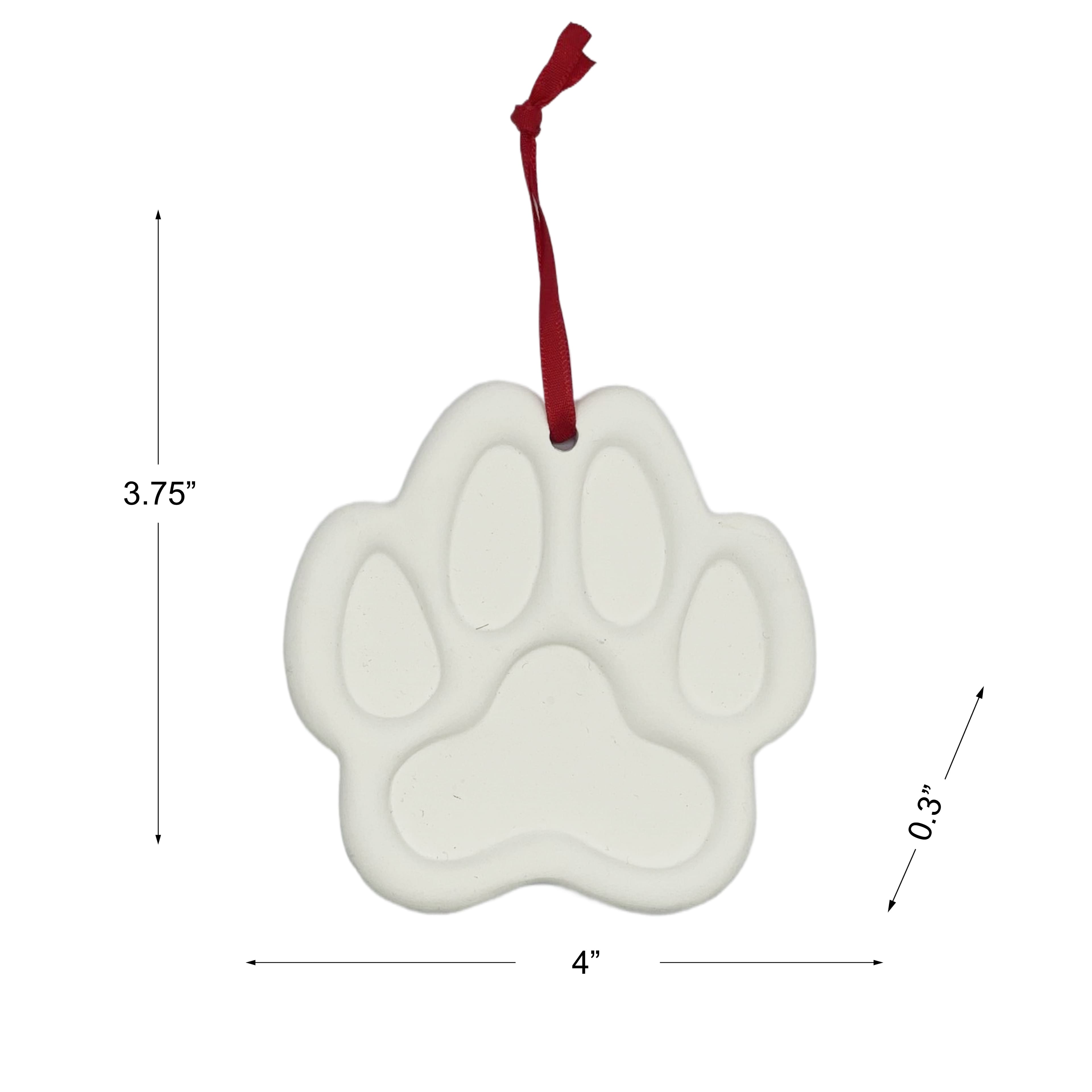 4&#x22; DIY Ceramic Paw Ornament by Ashland&#xAE;
