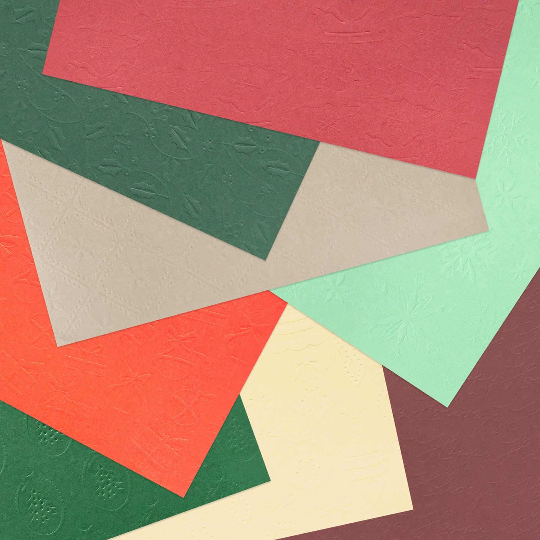 12&#x22; x 12&#x22; Christmas Embossed Paper Pad, 58 Sheets by Recollections&#x2122;