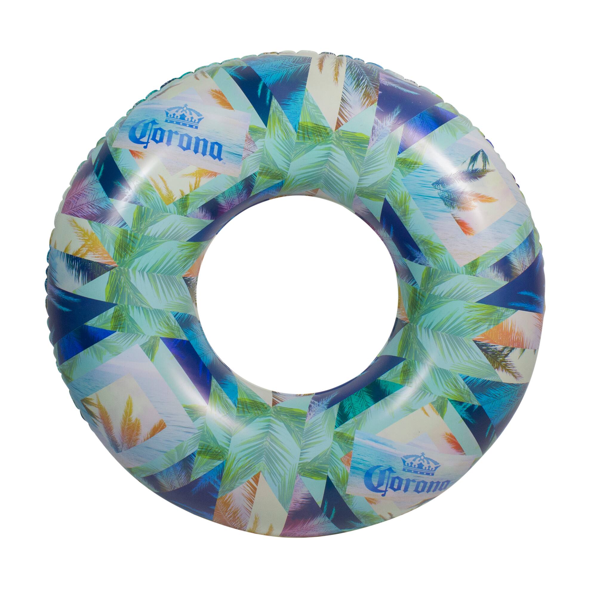 3ft. Corona Palm Trees Inflatable Swimming Pool Tube Ring