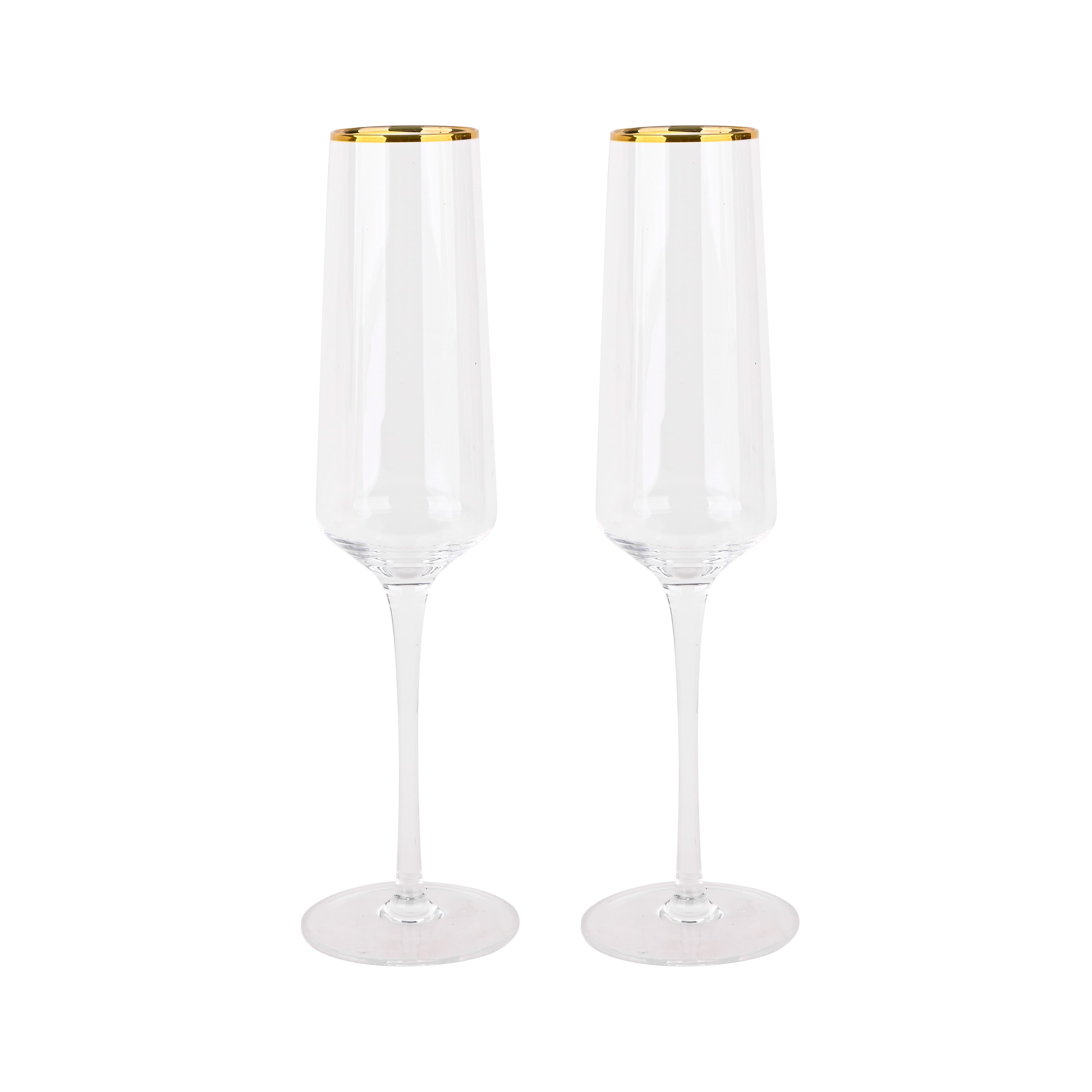 6oz. Flute Glasses, 2ct. by Celebrate It™