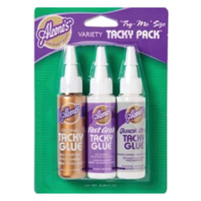 Aleenes Tacky Glue Craft Glue 4oz 2-Pack, 3 Pixiss 20ml Applicator