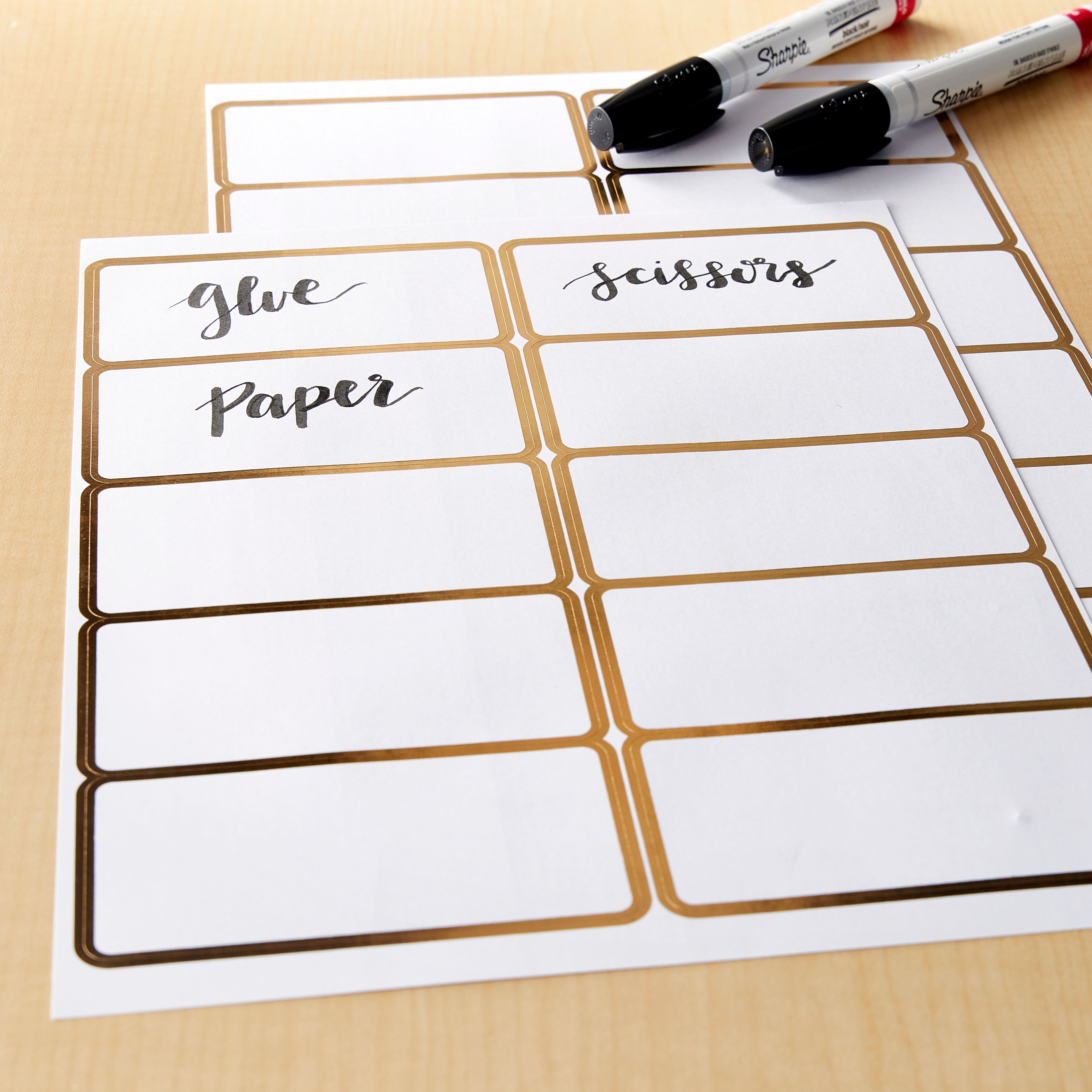 Gold Shipping Label Stickers by Recollections™