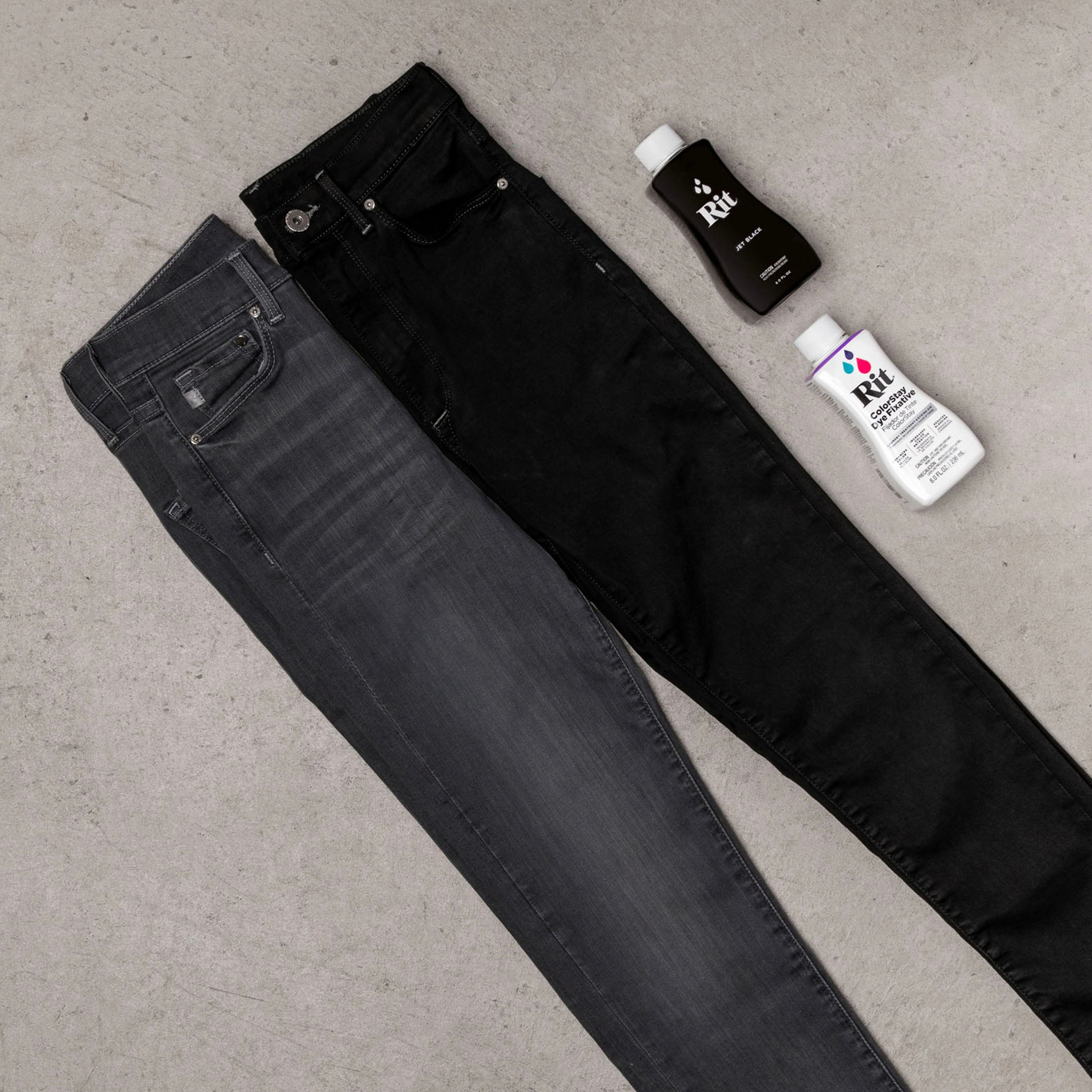 Rit dye cheap jeans black