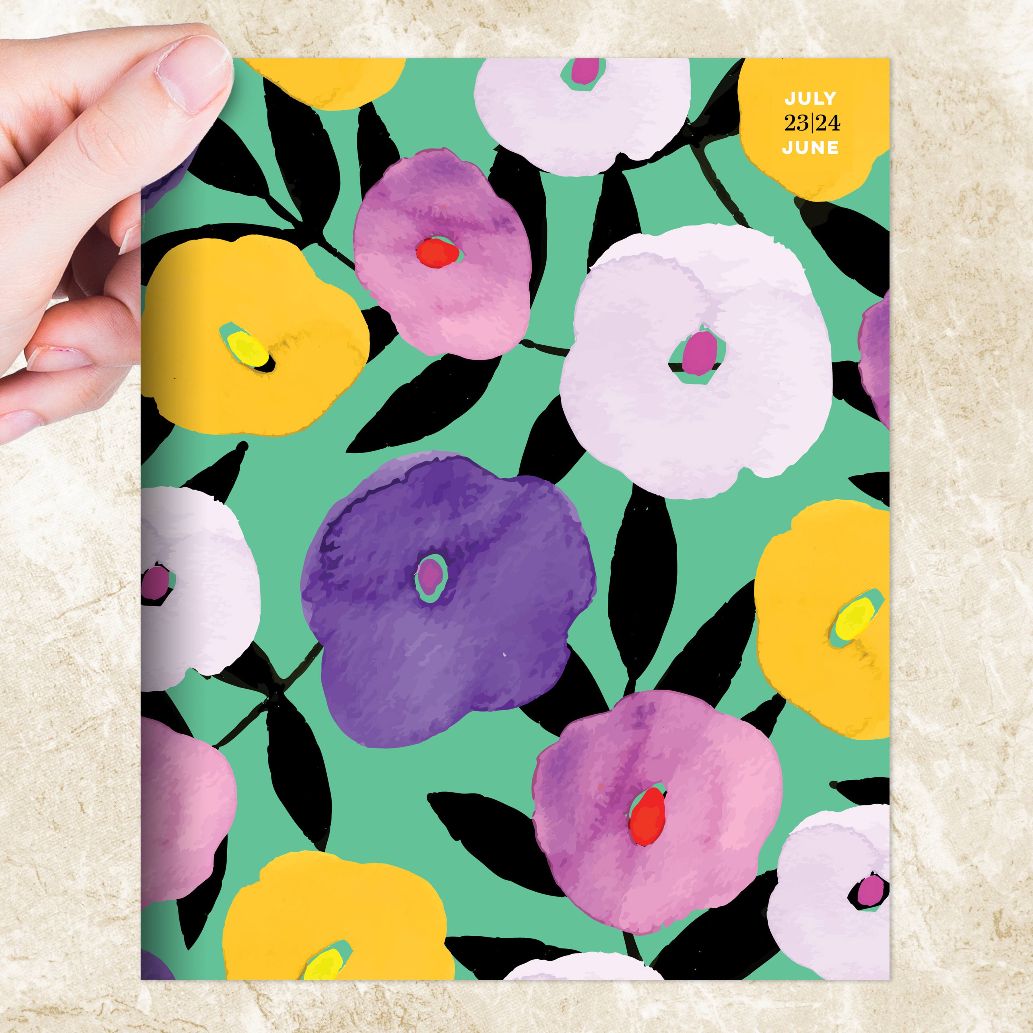 TF Publishing 2023-2024 Big Blooms Medium Monthly Planner