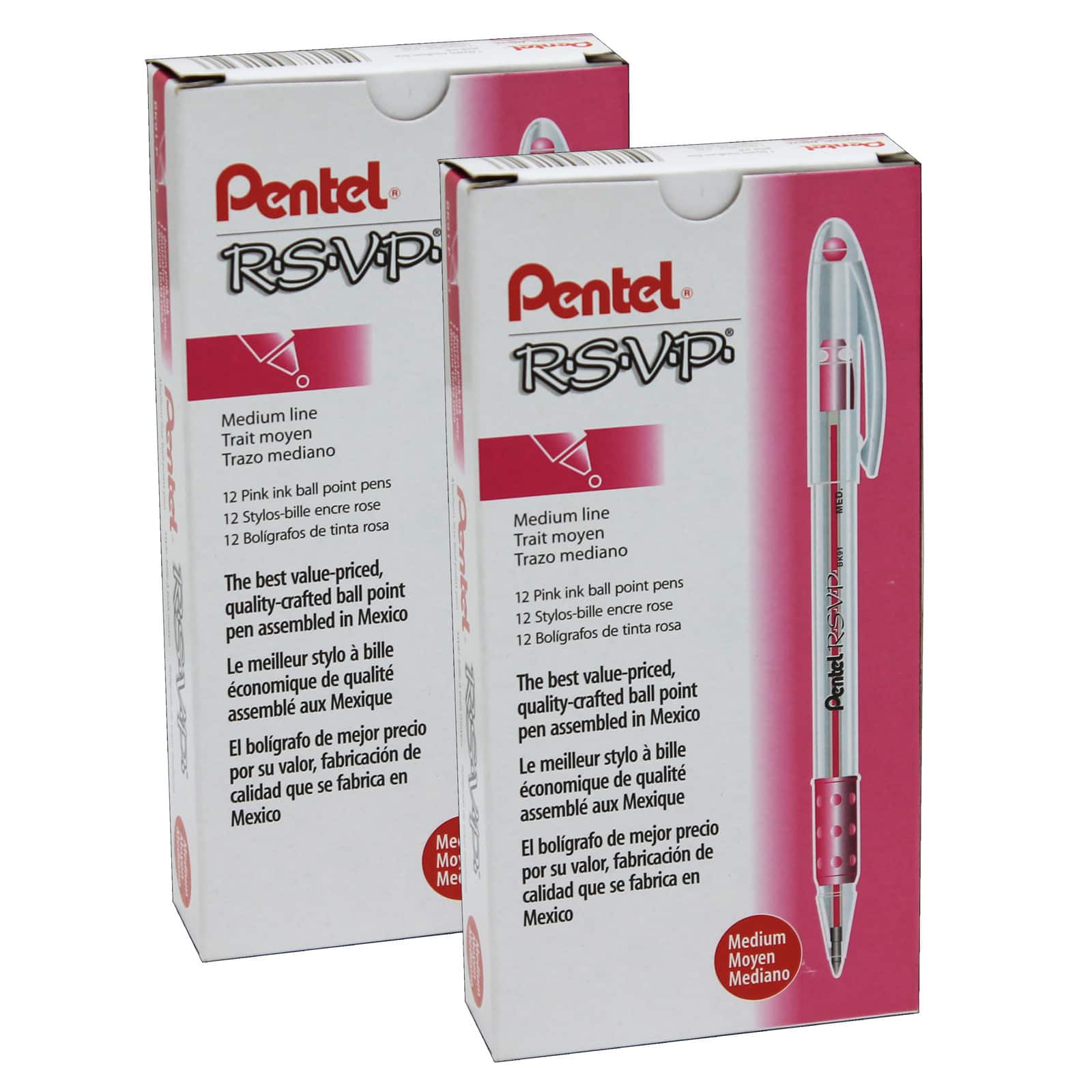 Pentel® R.S.V.P.® Medium Point Ballpoint 24 Pen Set
