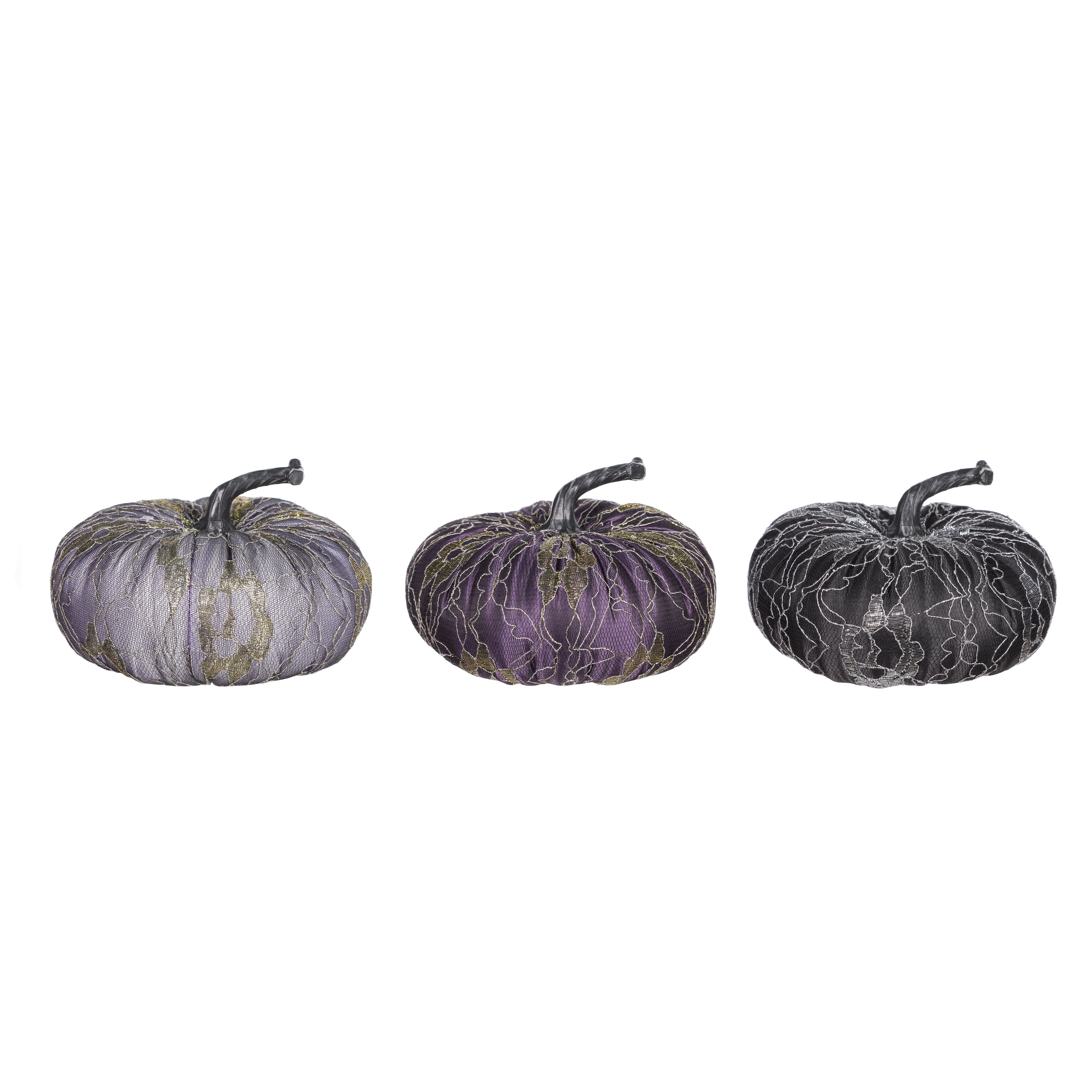 Assorted 7&#x22; Lace Net Tabletop Fabric Pumpkin, 1pc. by Ashland&#xAE;