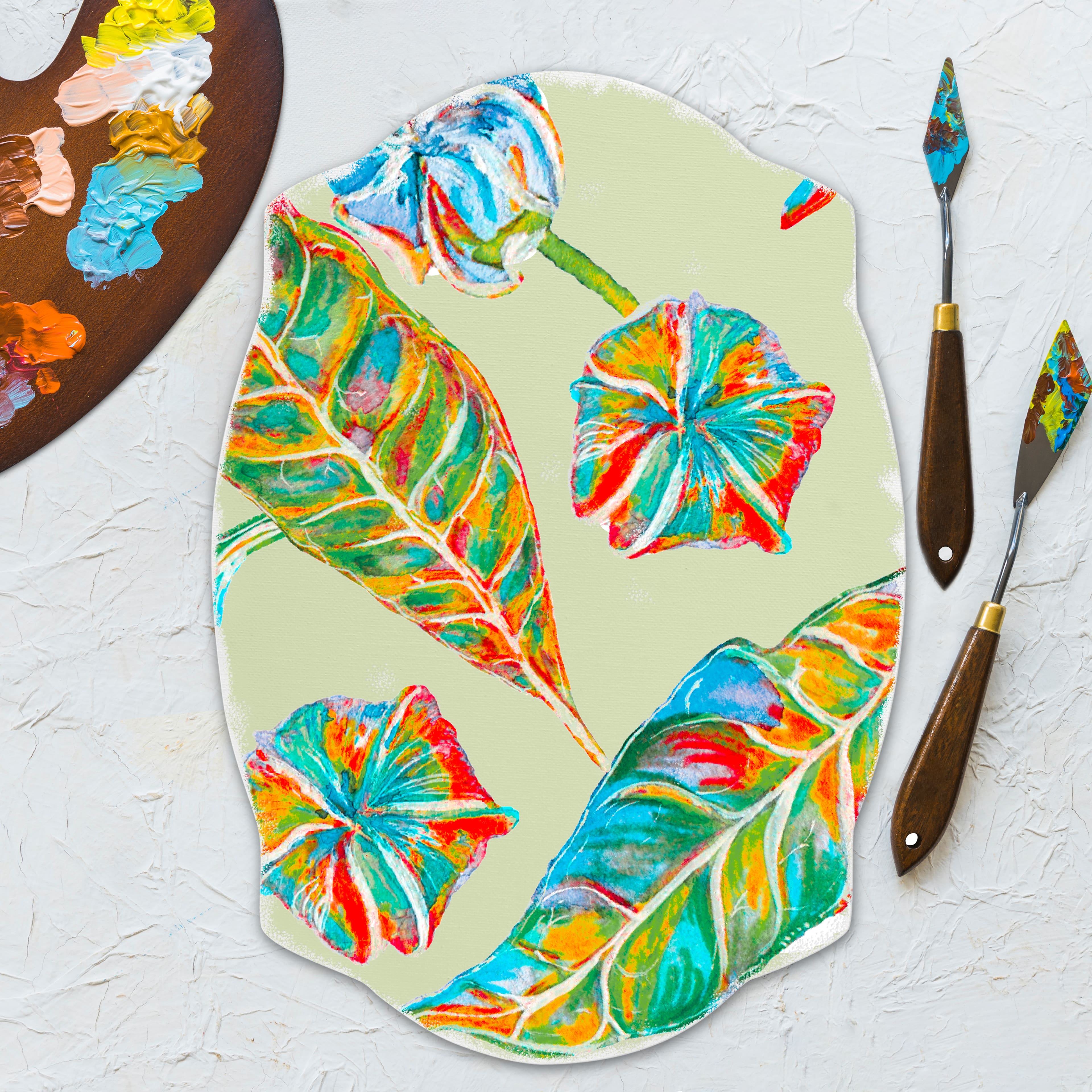 9" x 13" Antique Oval Cotton Duck Canvas by Craft Smart™