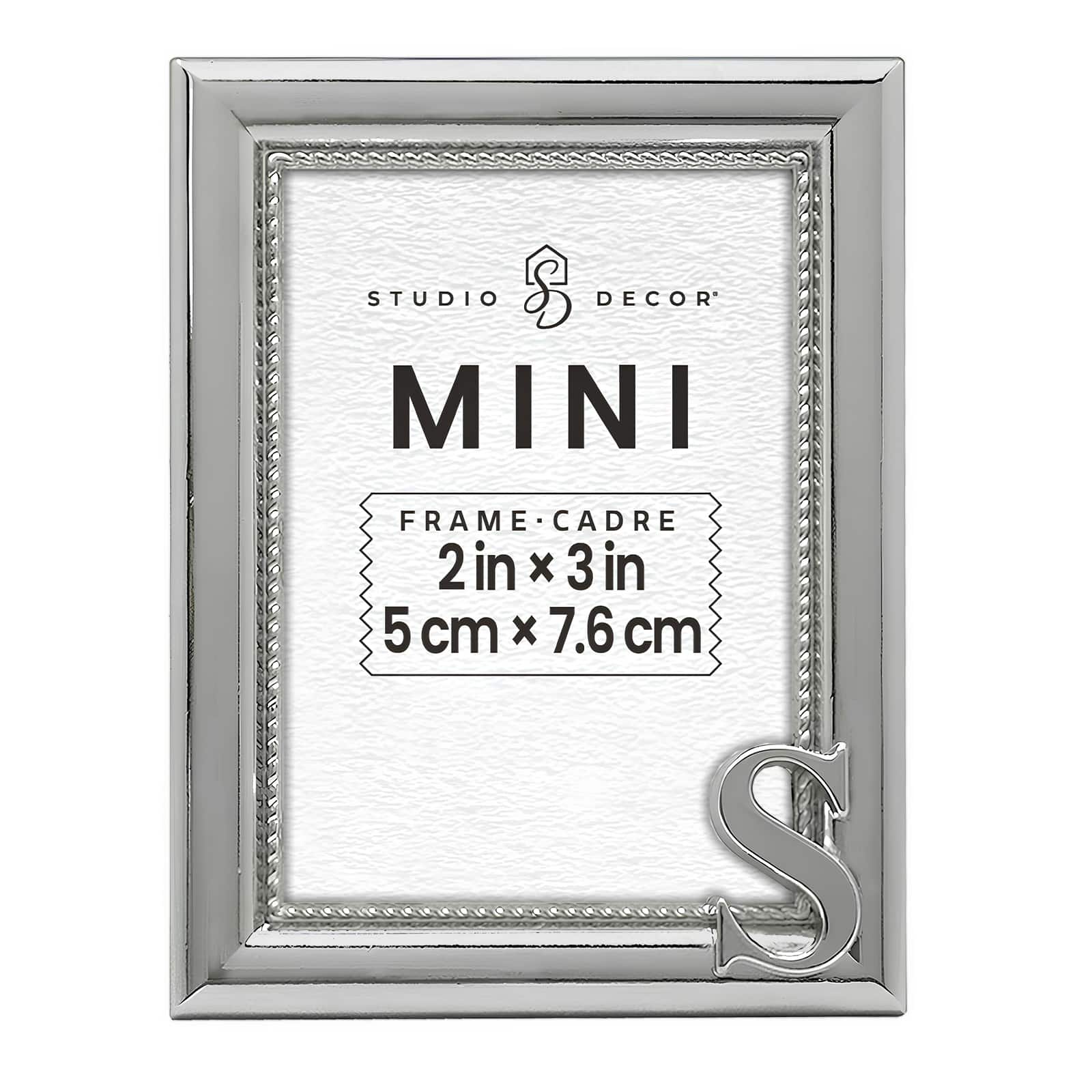 Mini Silver S Frame by Studio Décor®