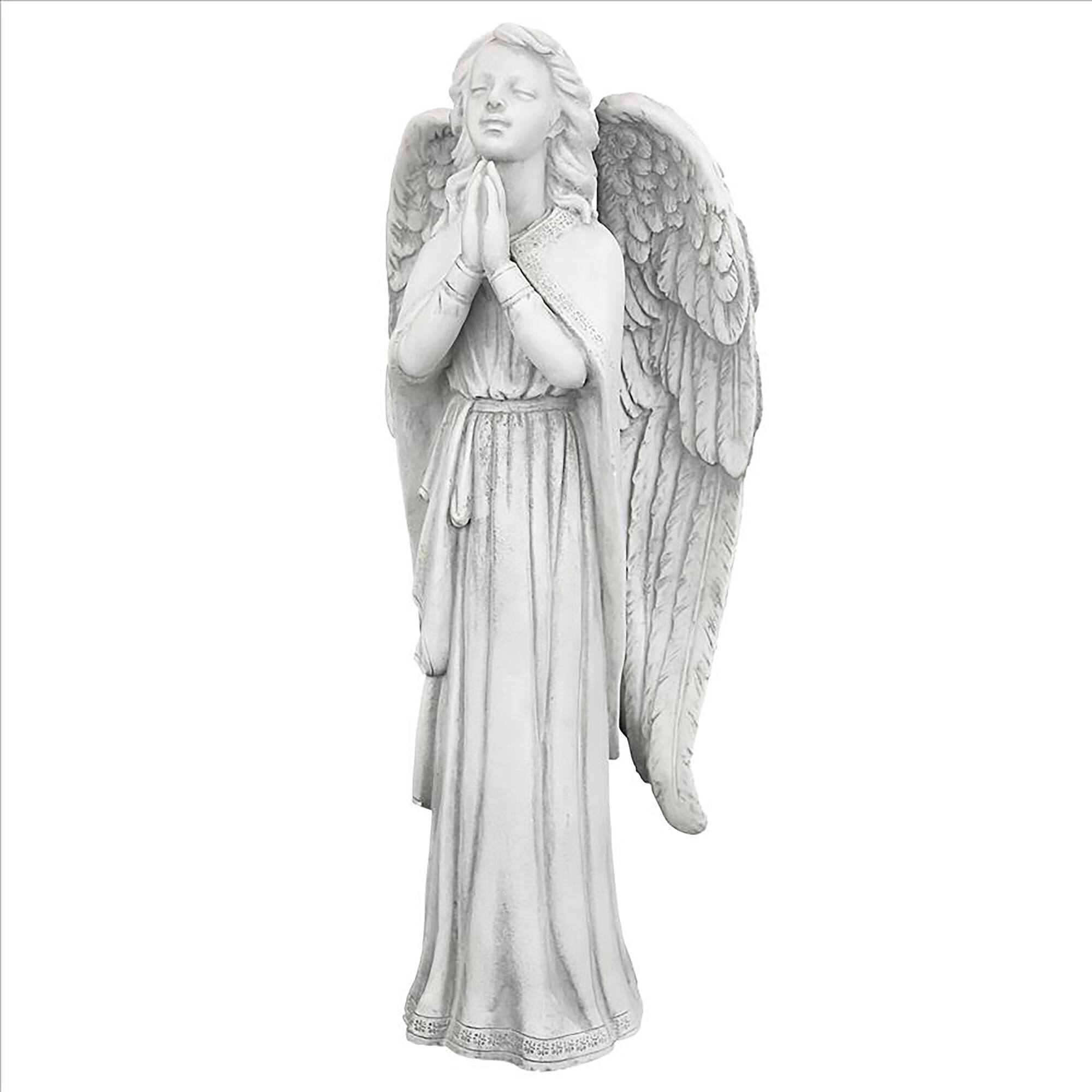 Design Toscano Medium Divine Guidance: Praying Angel Garden Statue