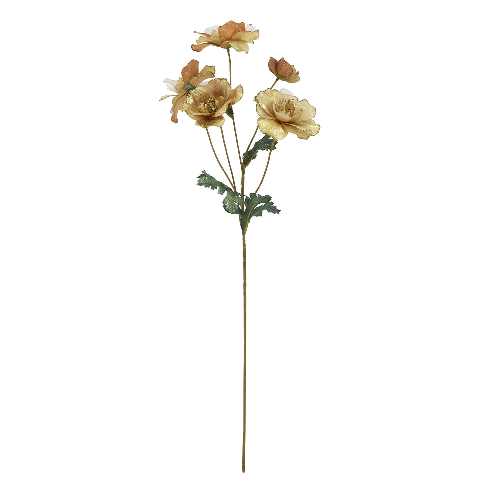 25&#x22; Gold Glitter Ranunculus Stem by Ashland&#xAE;