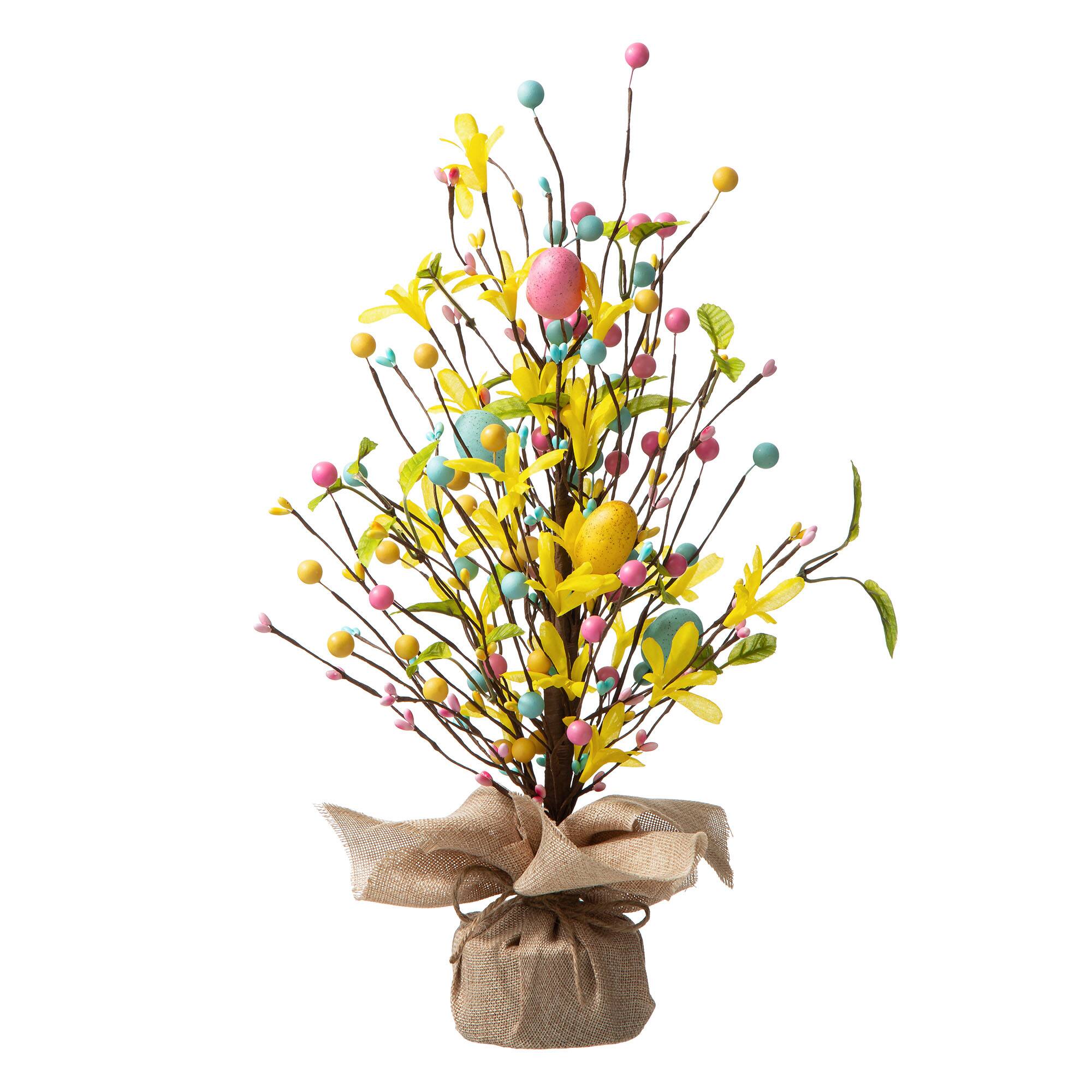 Glitzhome® 18" Easter Egg Table Tree Décor