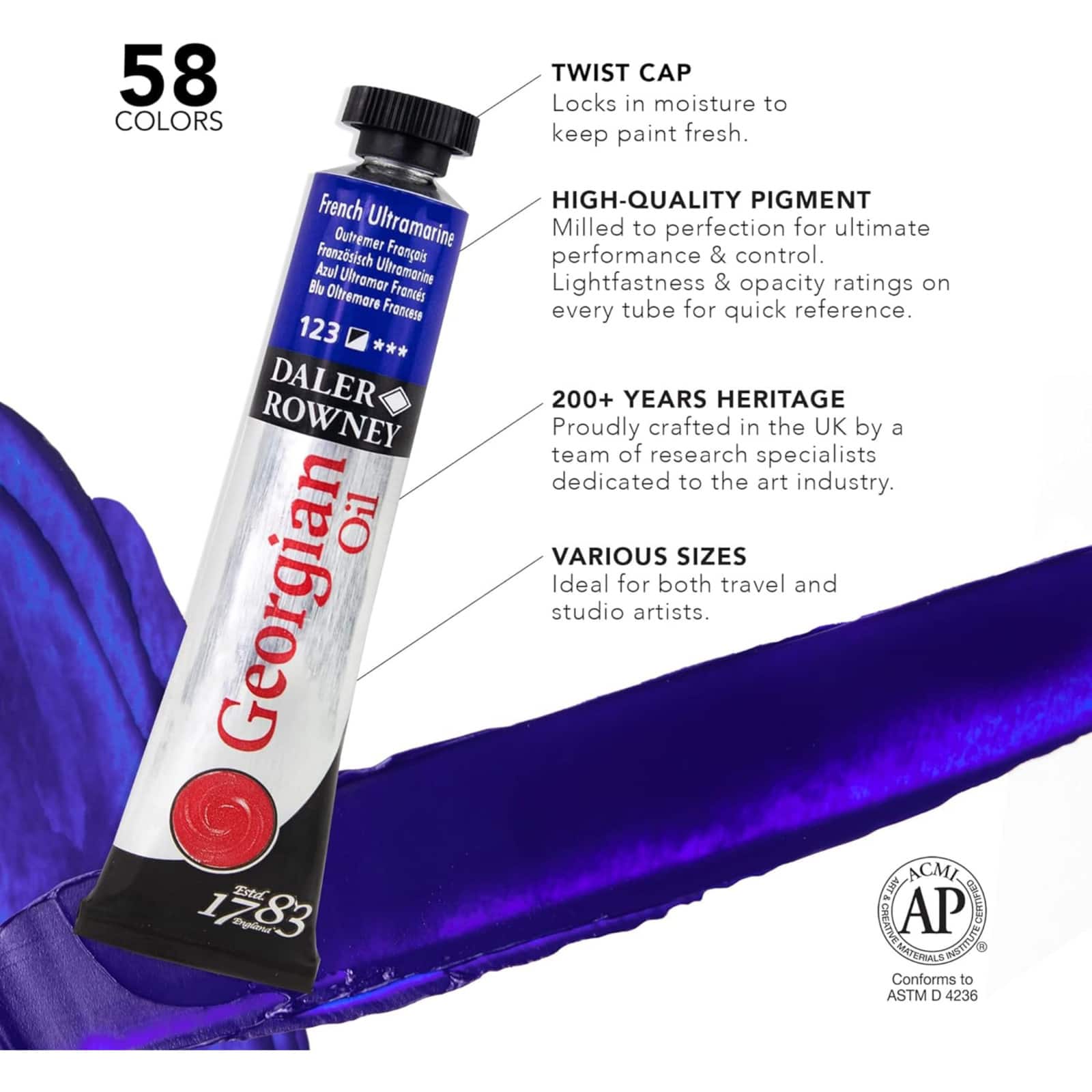 Daler-Rowney&#xAE; Georgian Oil Colors Introduction Set
