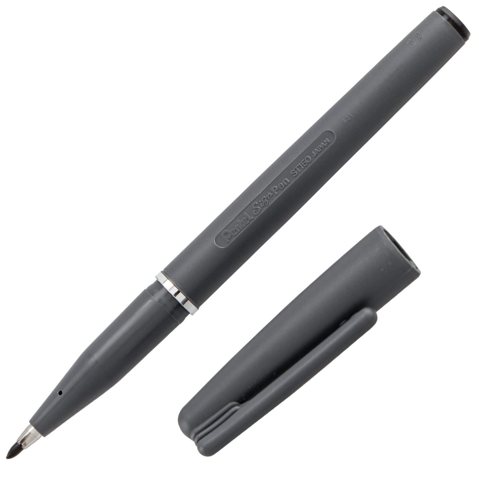 Pentel Arts&#xAE; Fiber Tip Sign Pen, Black