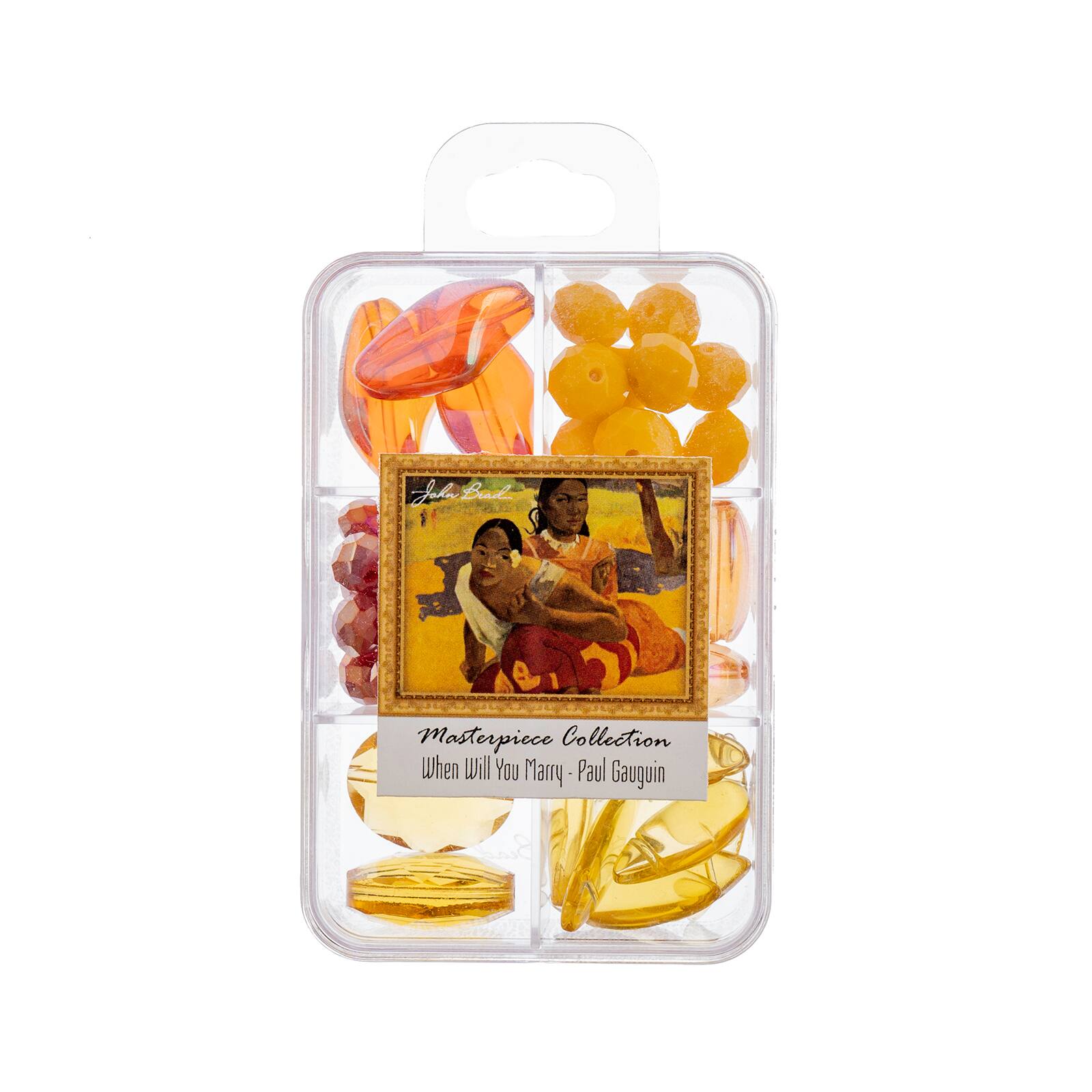 John Bead Masterpiece Collection Glass Bead Box Mix