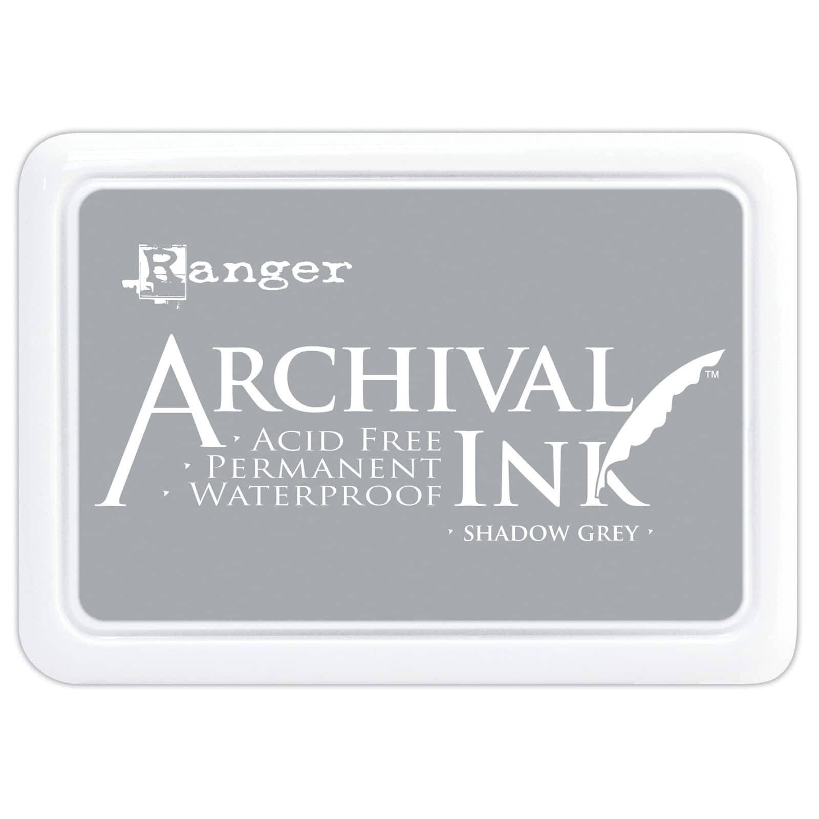 Ranger Archival Ink JET BLACK Permanent Ink Stamp Pad, studio g, 2 stamp  sets