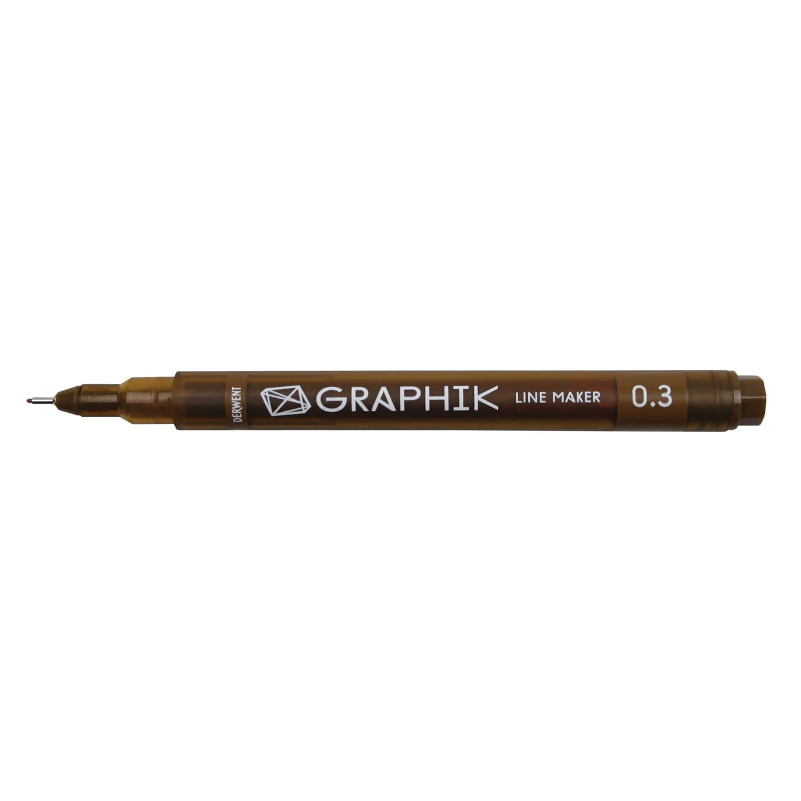 Derwent® Sepia Graphik Line Maker Pen