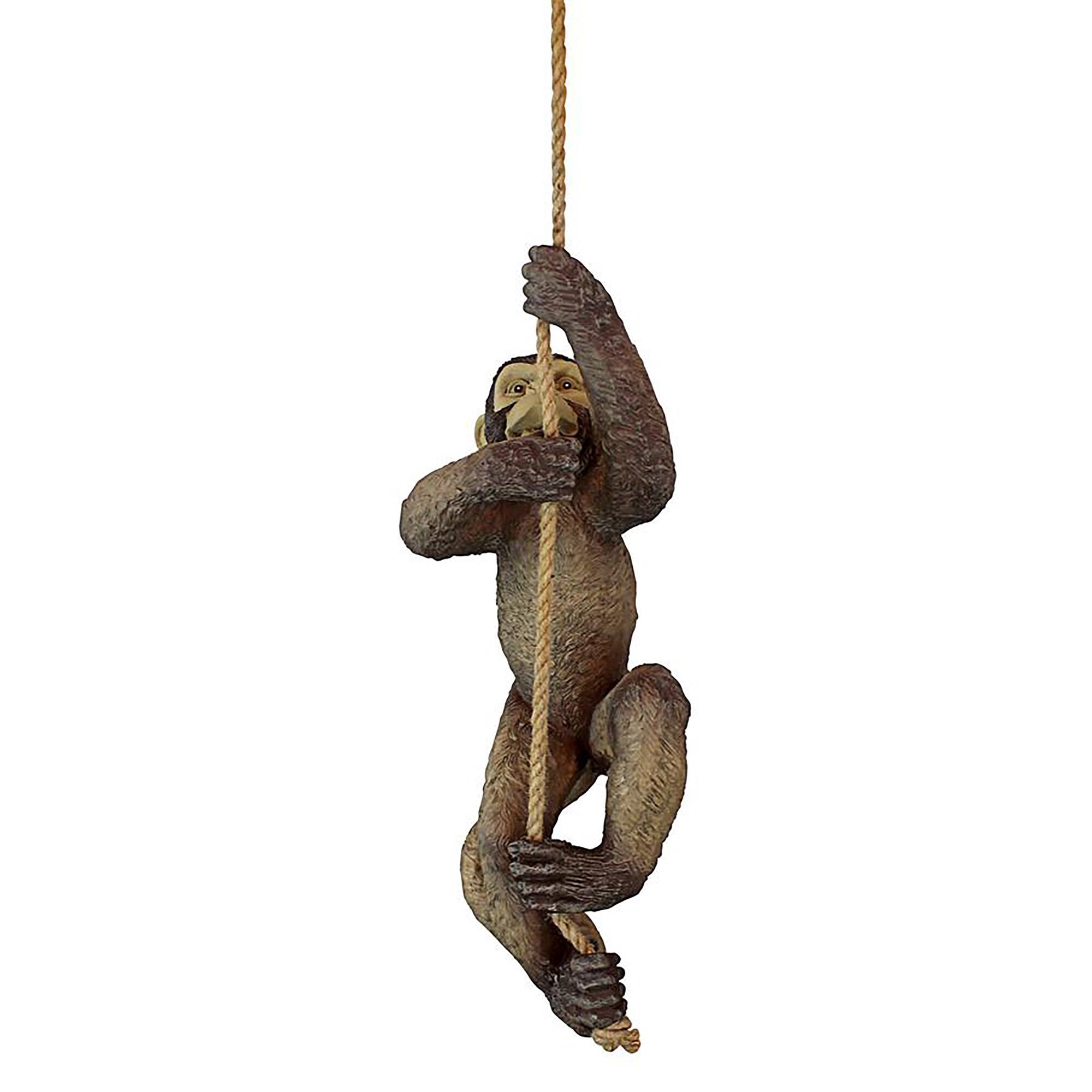 Design Toscano® 20" Makokou the Climbing Monkey Statue