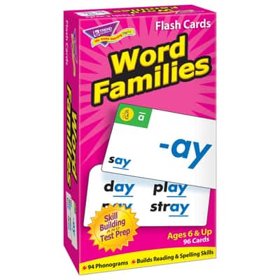 Trend Enterprises Word Families Skill Drill Flash Cards | Michaels
