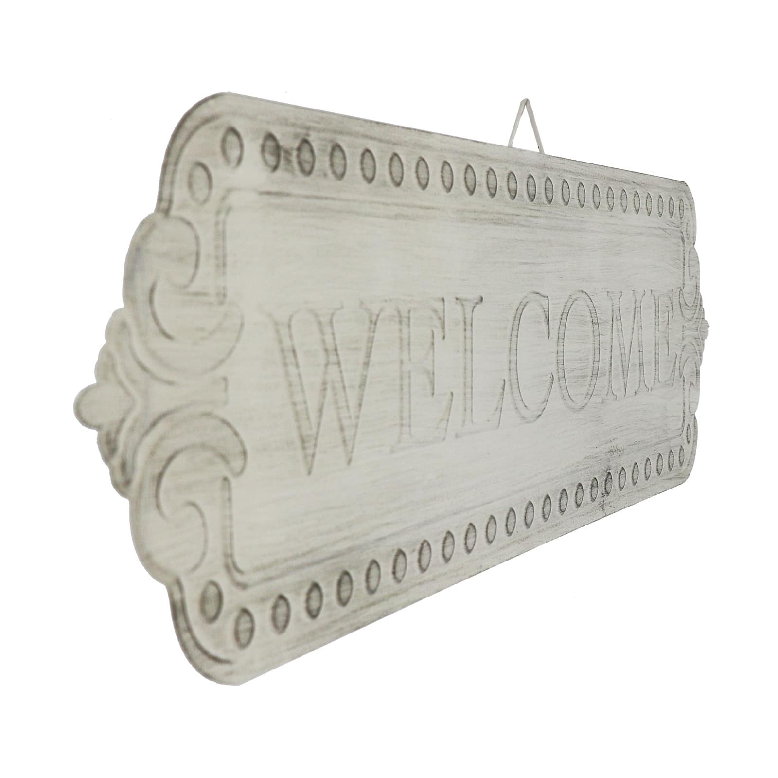 18&#x22; x 5.25&#x22; Metal Welcome Wall D&#xE9;cor by Ashland&#xAE;