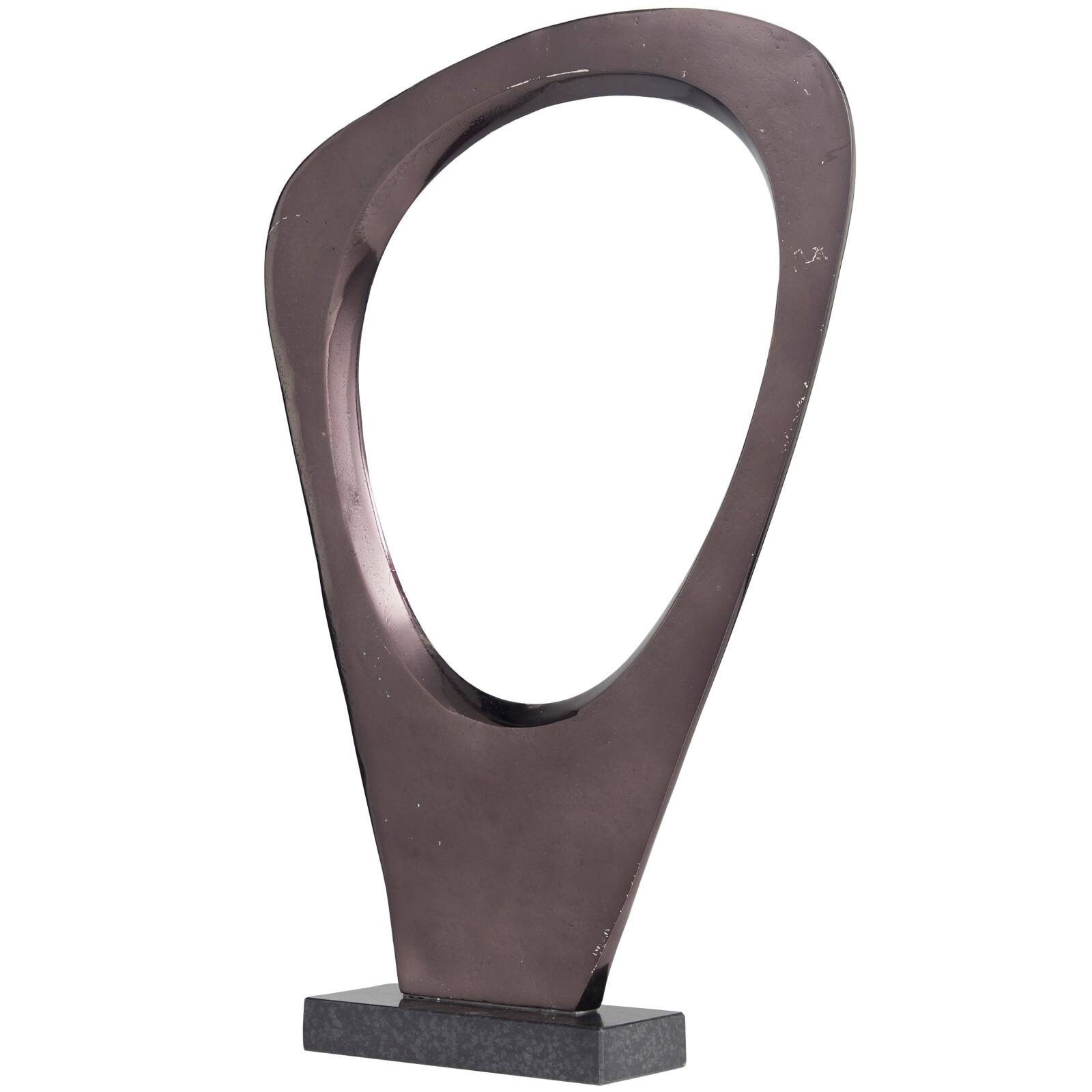 Geometric Abstract Metal Tabletop Sculpture Set