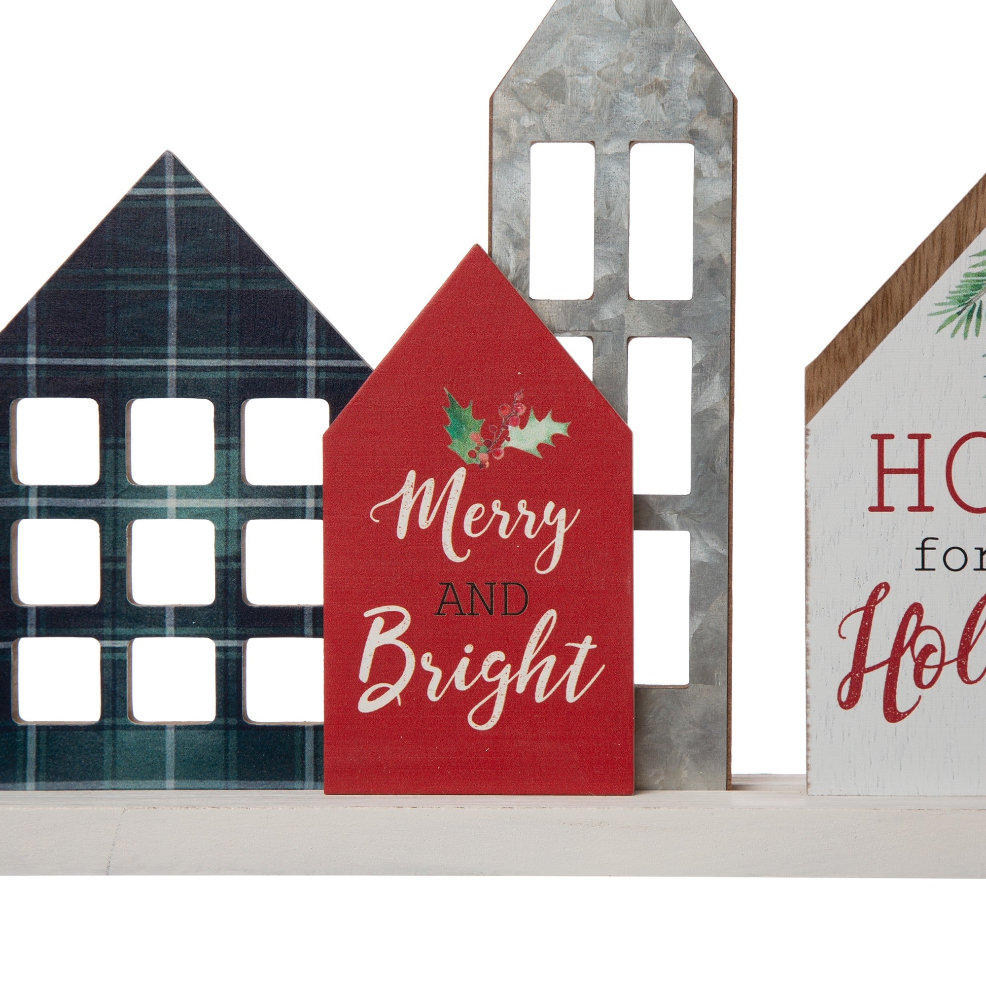 Glitzhome&#xAE; 20&#x22; Home for the Holidays D&#xE9;cor Accent