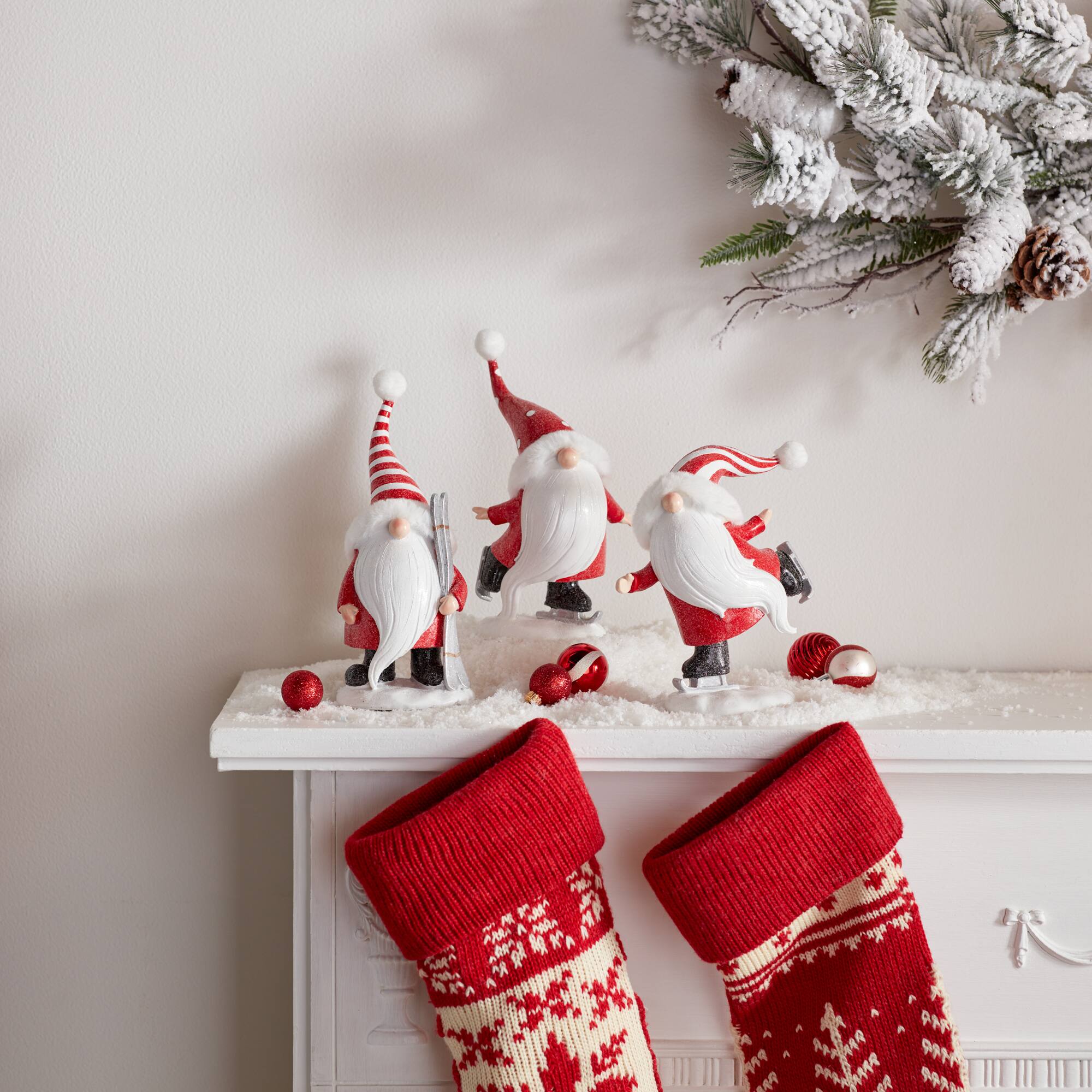 Winter Sport Gnome Figurine Set