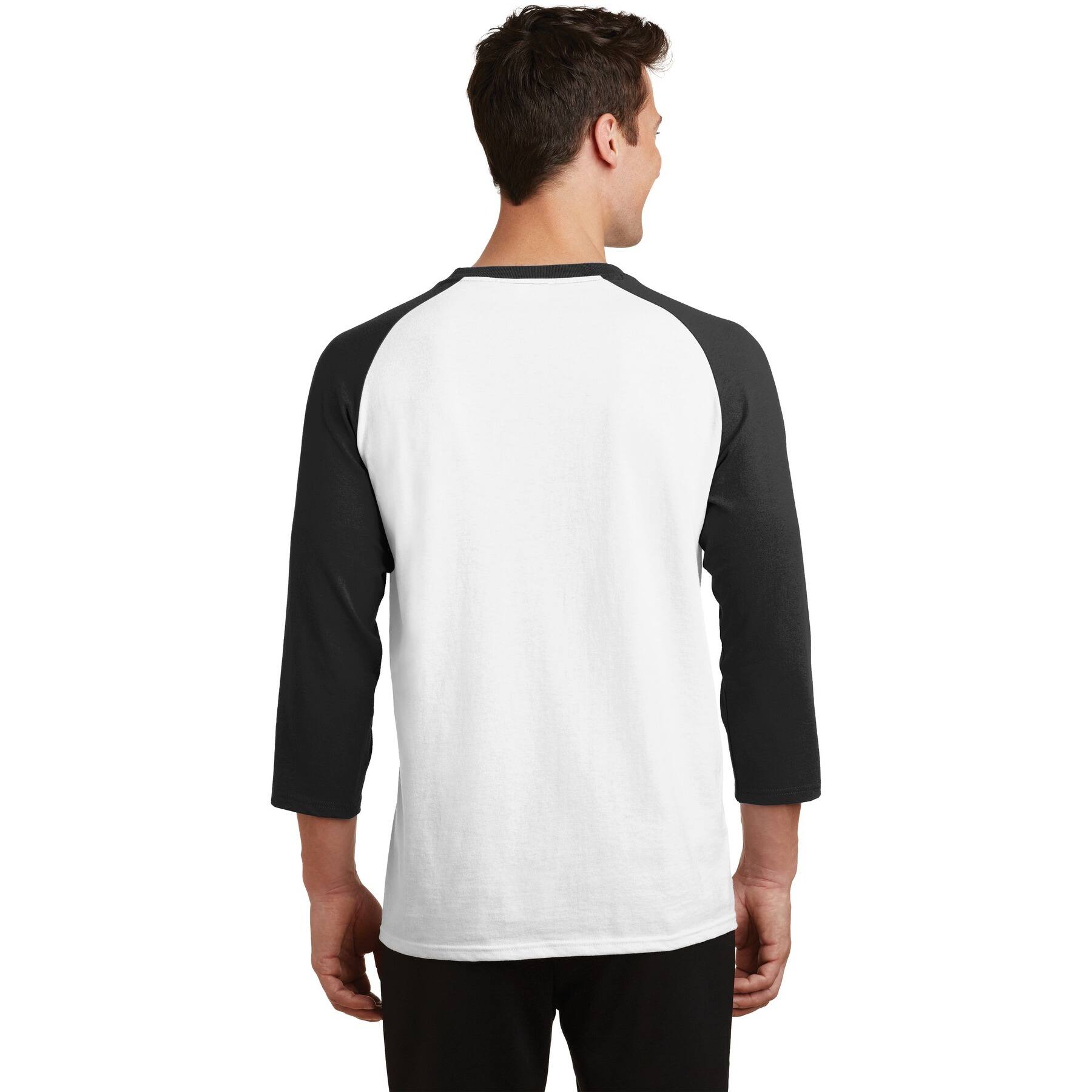 Port & Company® Core Blend 3/4-Sleeve Raglan Tee