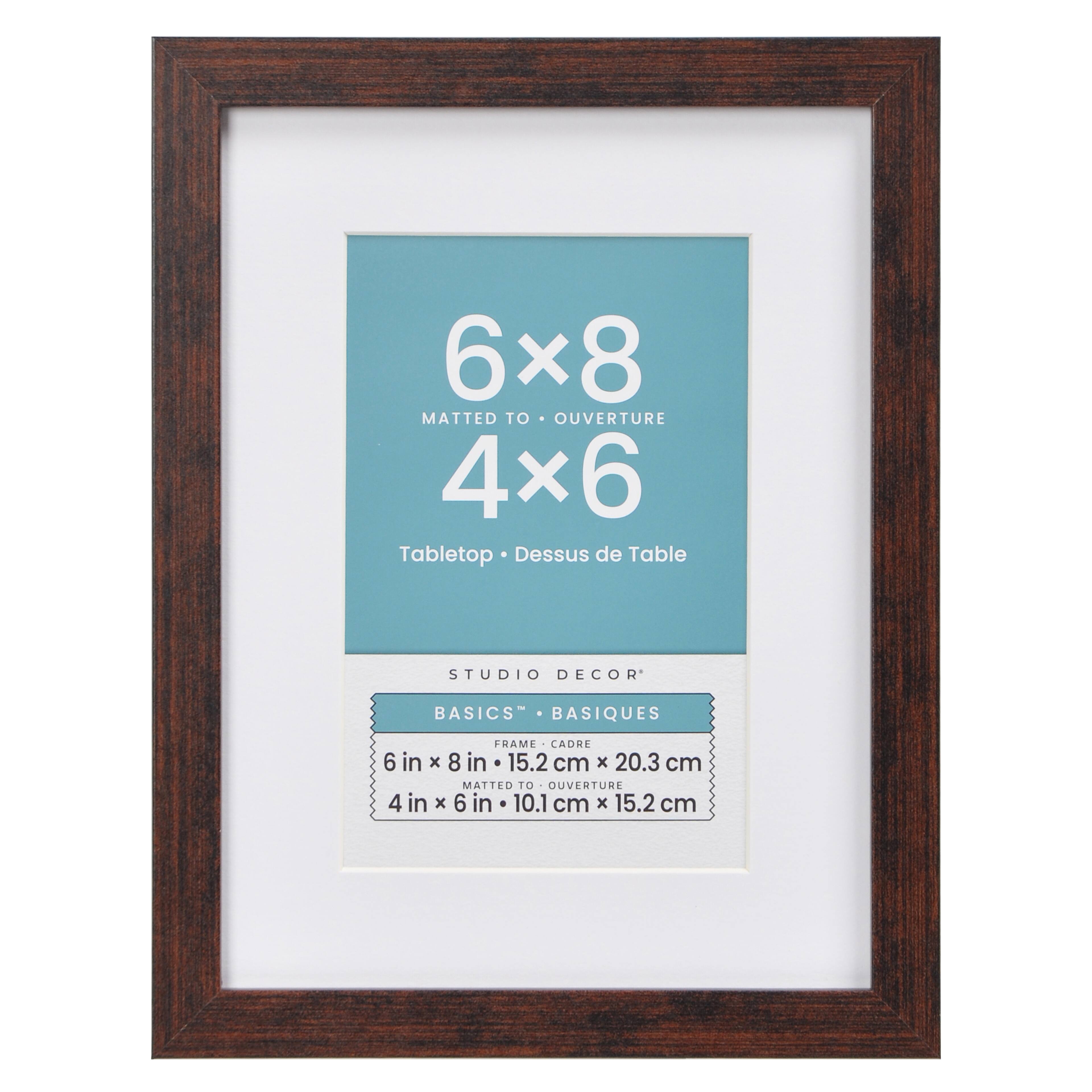 Basics™ Woodgrain Tabletop Linear Frame by Studio Décor®