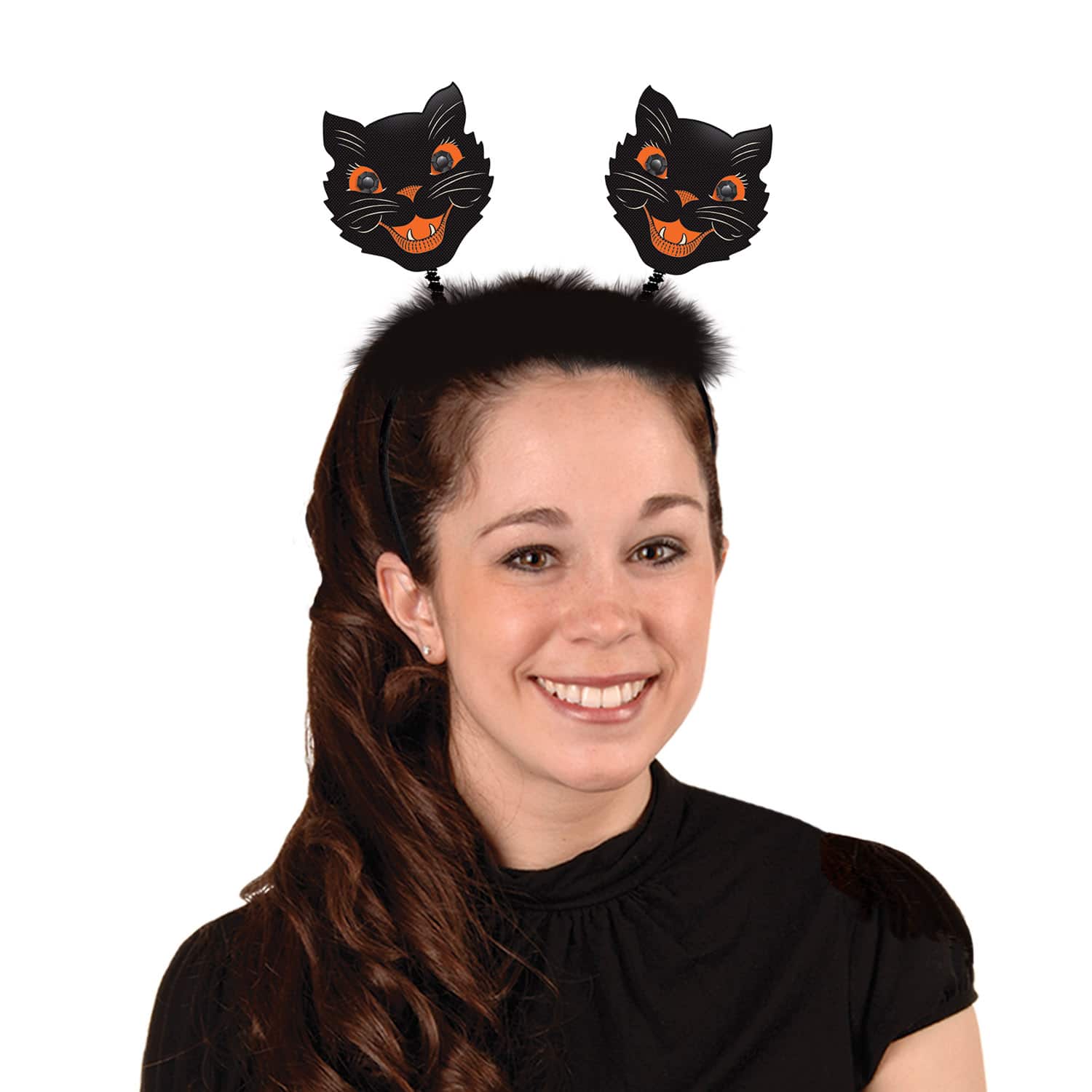 Beistle Vintage Halloween Cat Bopper Headbands