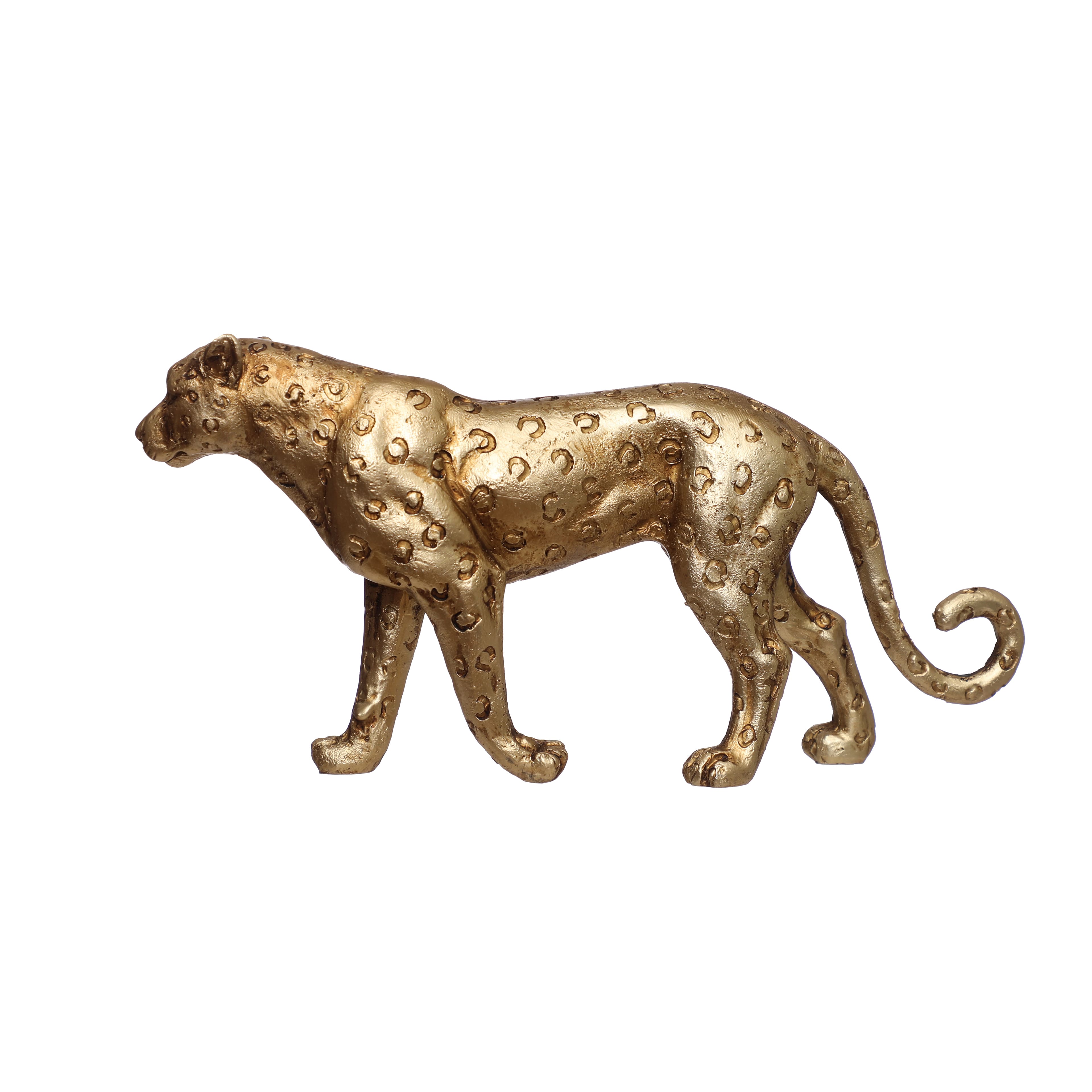 10.5&#x22; Gold Leopard Tabletop D&#xE9;cor by Ashland&#xAE;