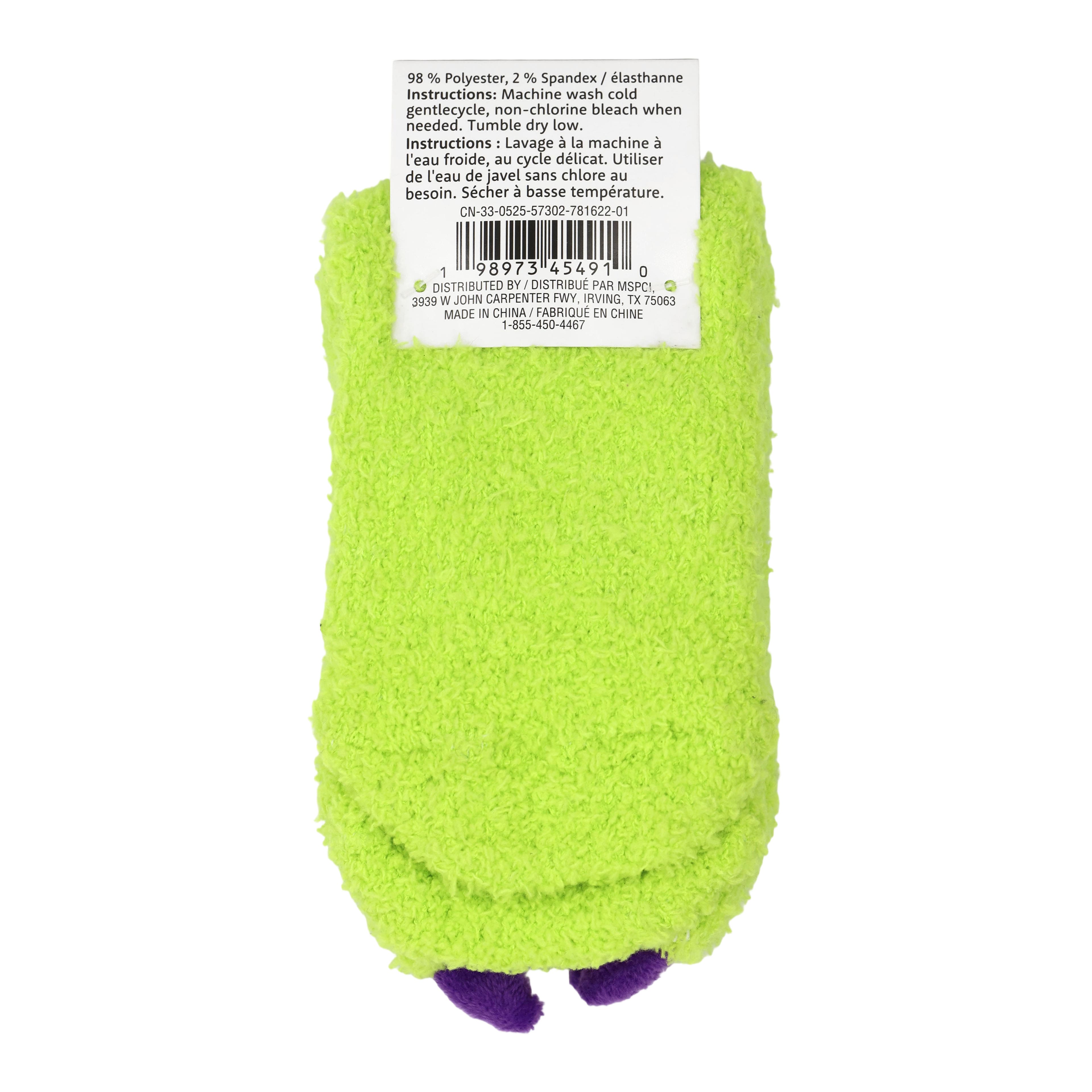 Green Monster Fuzzy Socks by Creatology&#x2122;