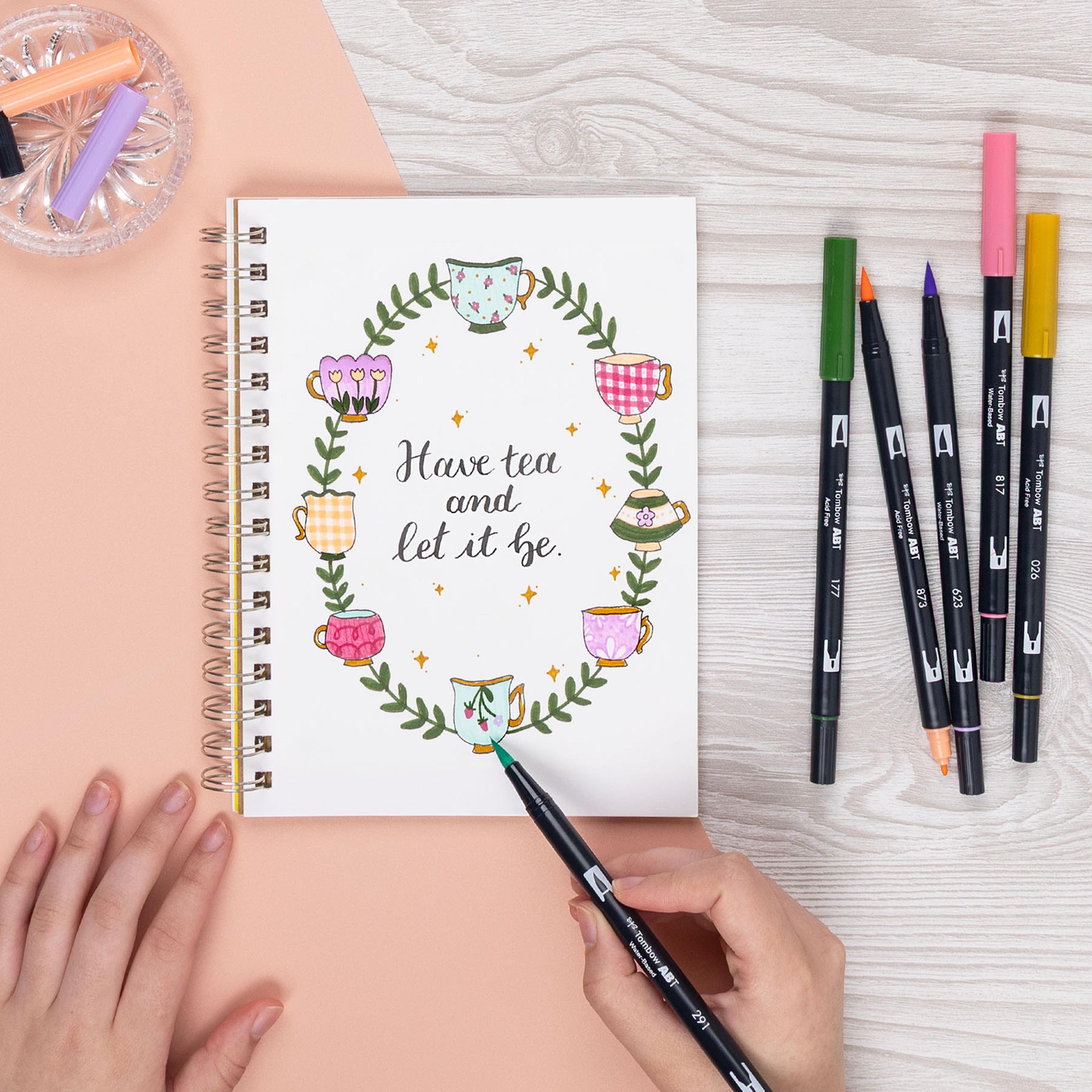 Tombow Teatime Dual Brush Pen Set