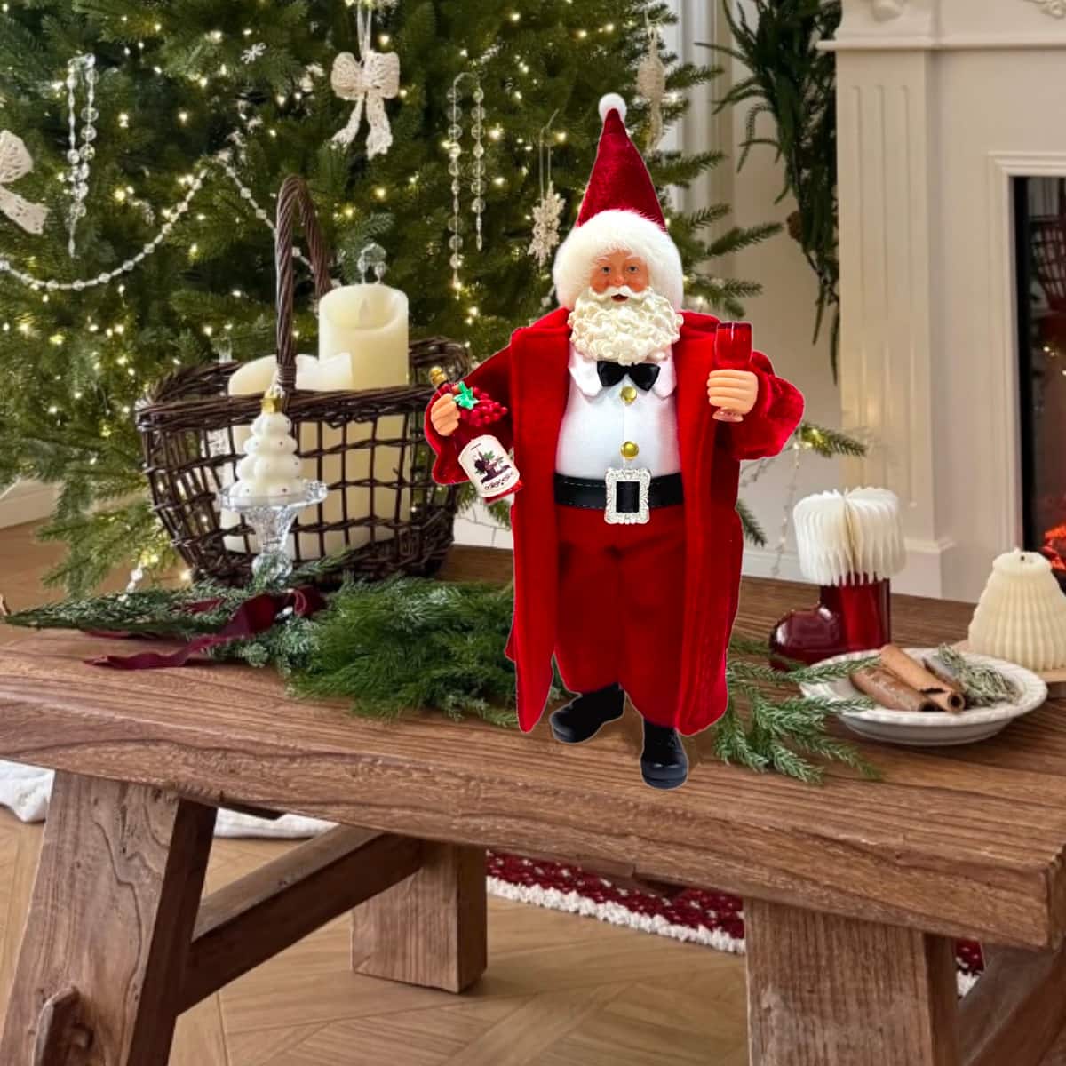 10.5&#x22; Santa Tabletop D&#xE9;cor by Ashland&#xAE;