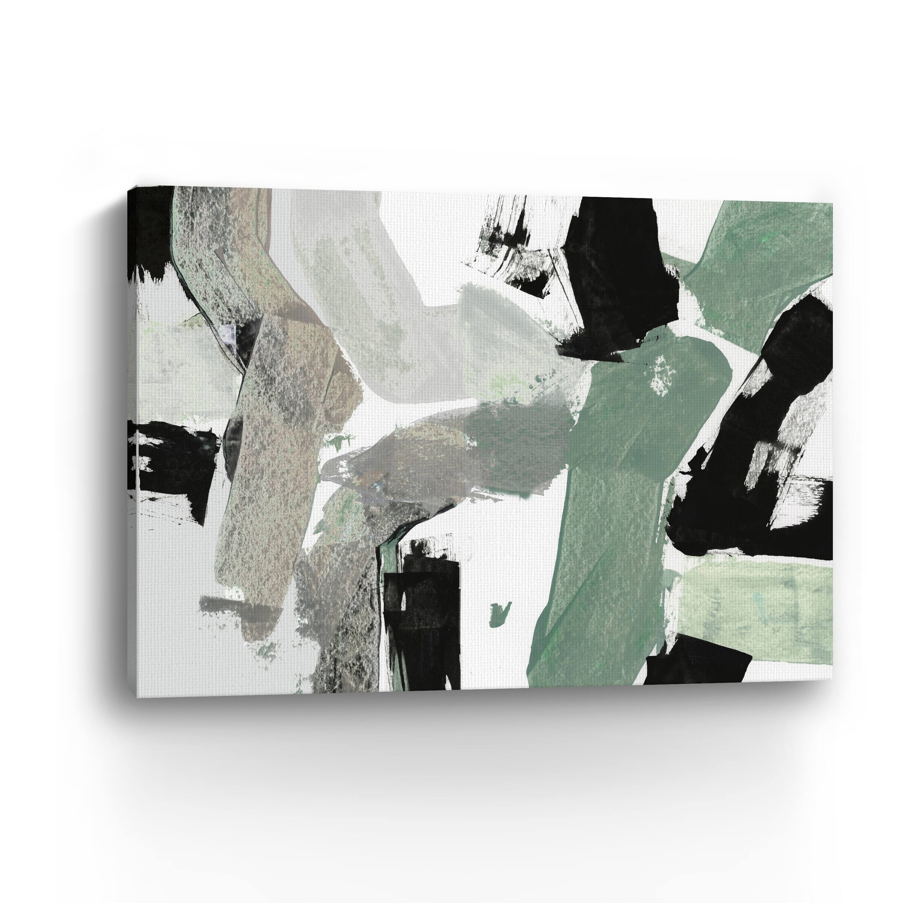 Flowing Green III Canvas Giclee