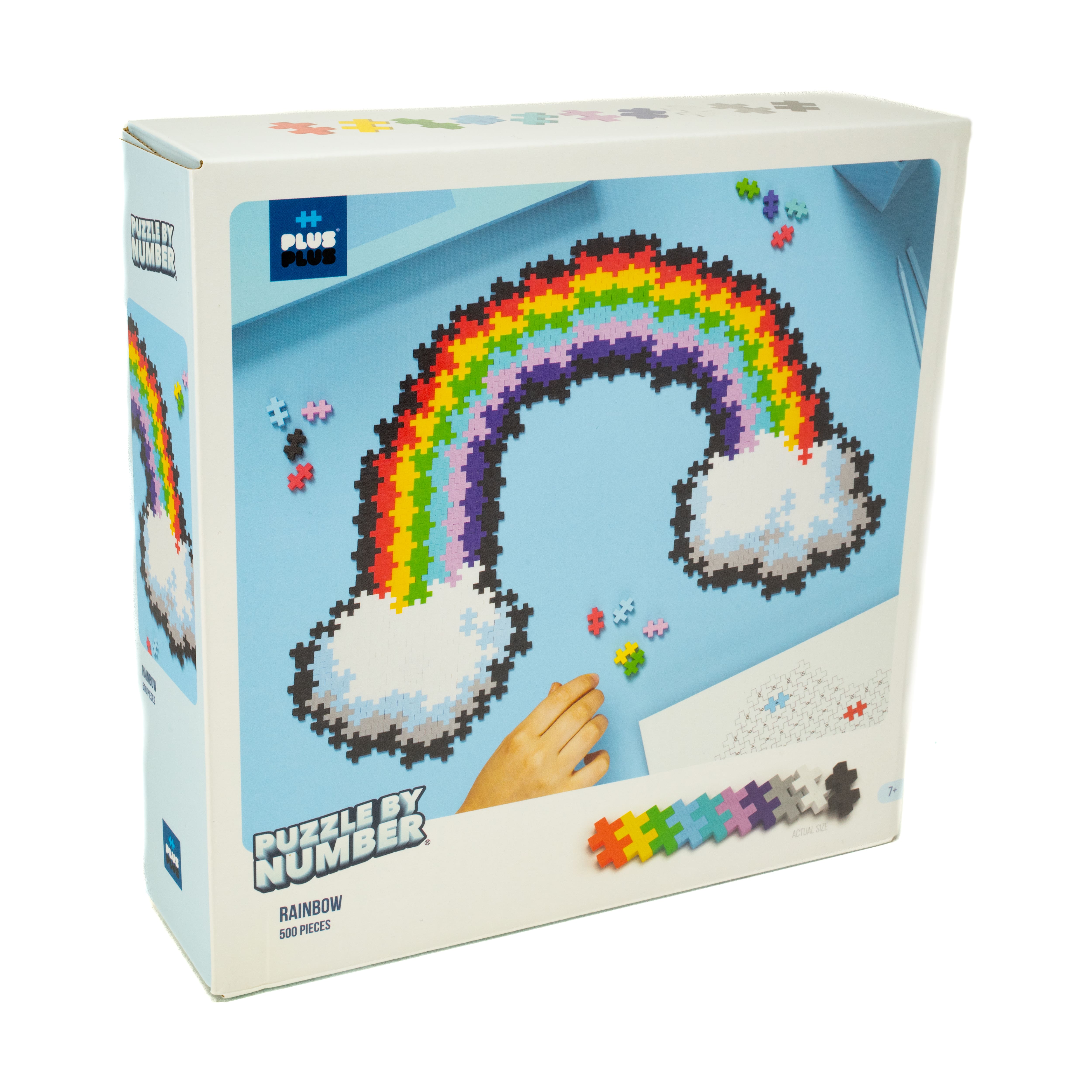 Puzzle By Number - Rainbow: 500 Pcs
