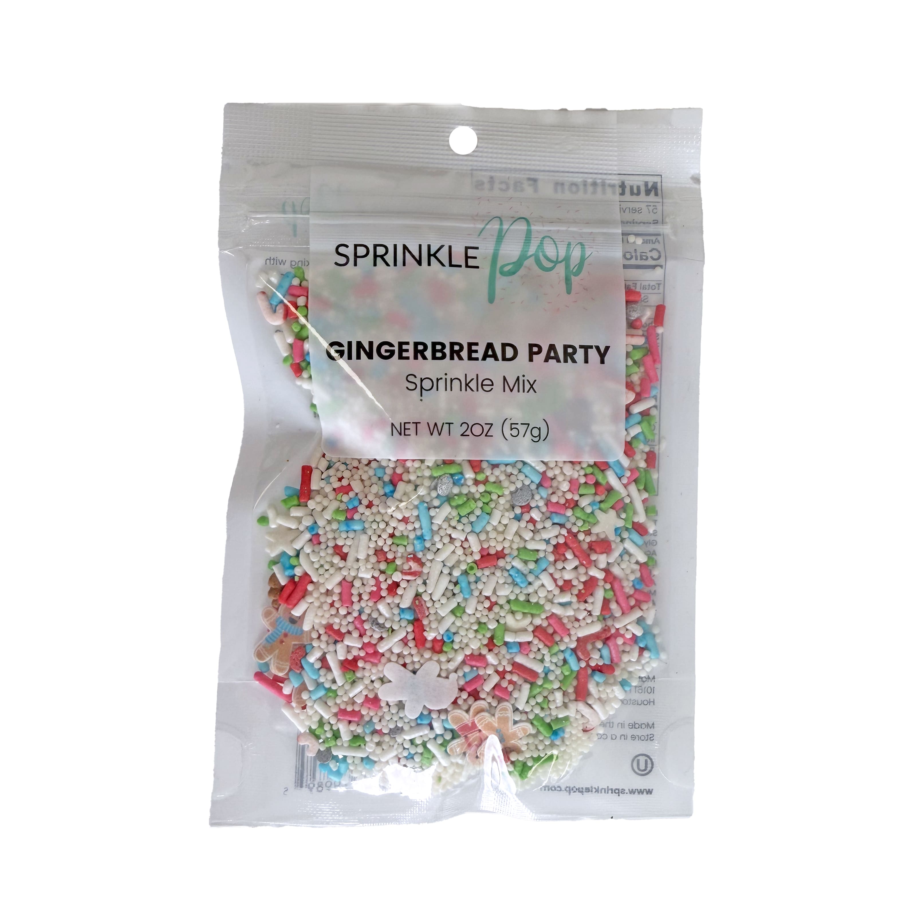 Sprinkle Pop Gingerbread Party Sprinkle Mix