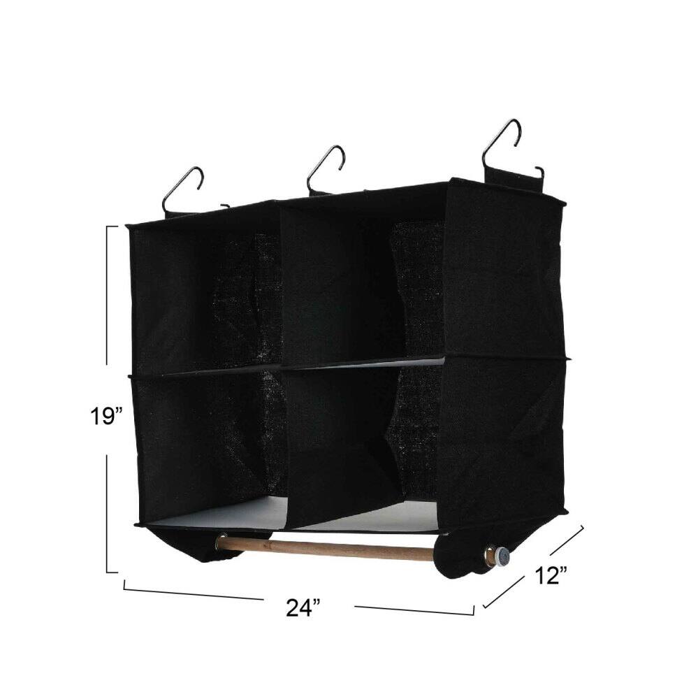 Household Essentials 19" 4-Pocket Wide Organizer