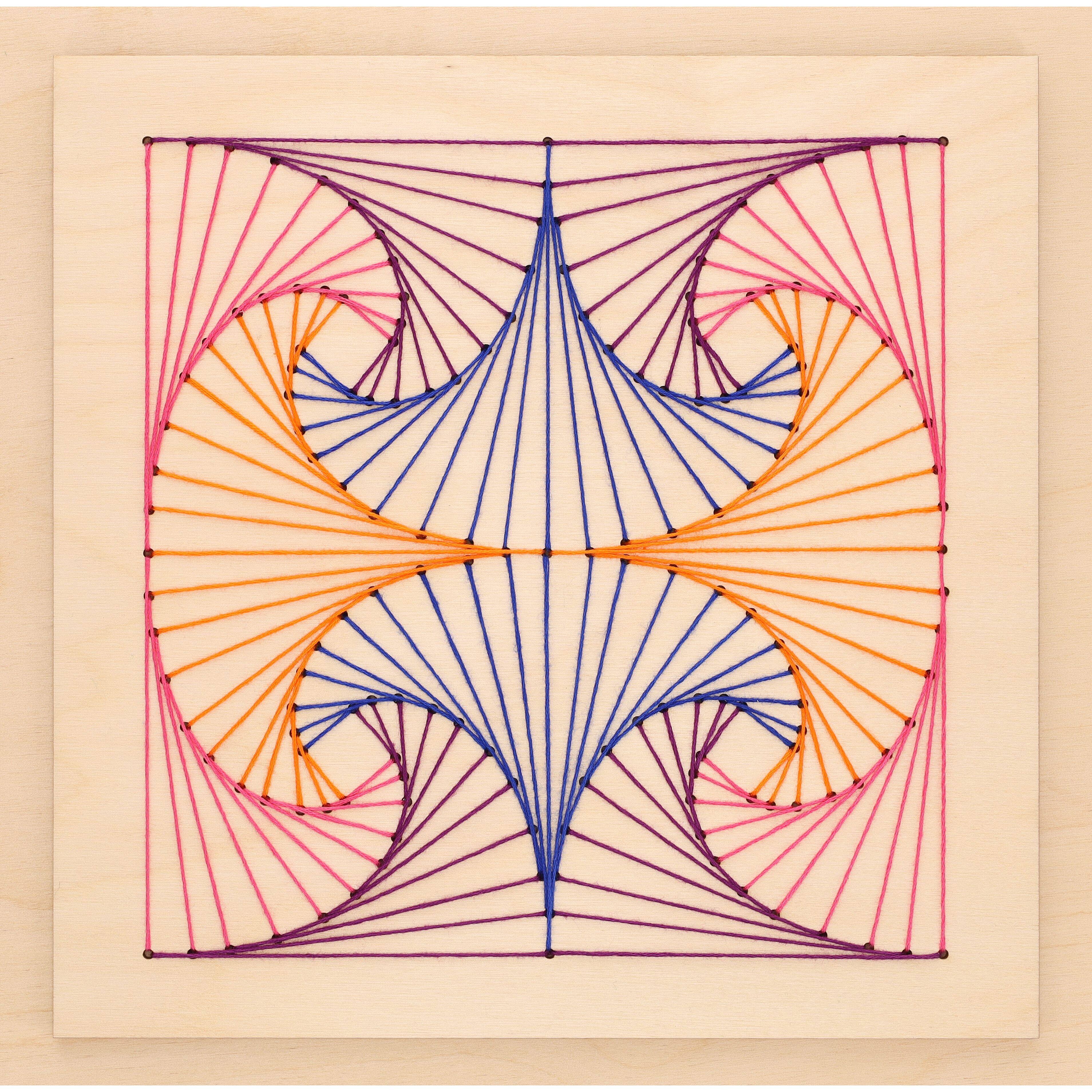 Leisure Arts® Royal Jester Stitched String Art Shadow Box Kit