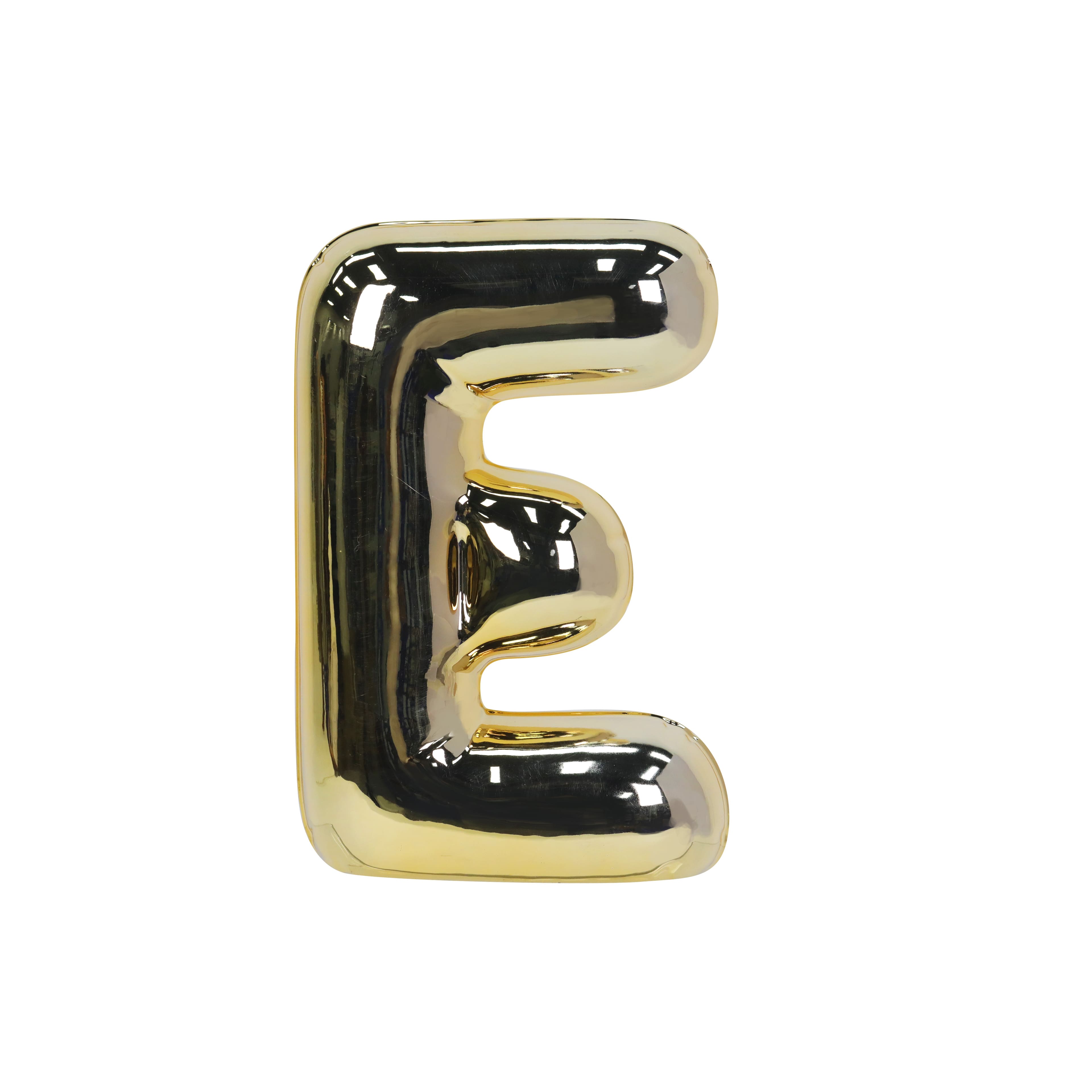 8.5&#x22; Gold Bubble Ceramic Monogram Letter by Ashland&#xAE;