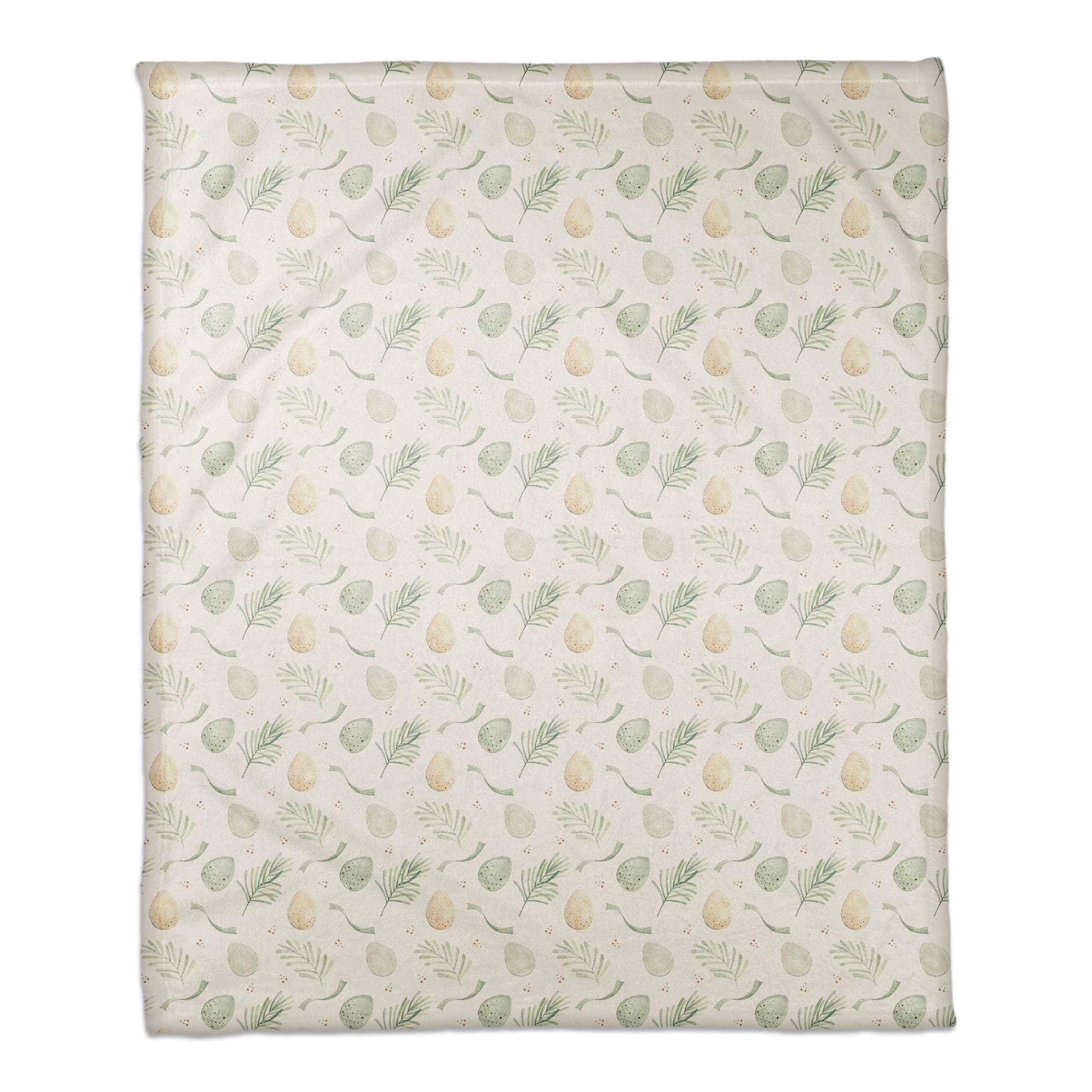 Easter Eggs And Ribbons 50" x 60" Coral Fleece Blanket