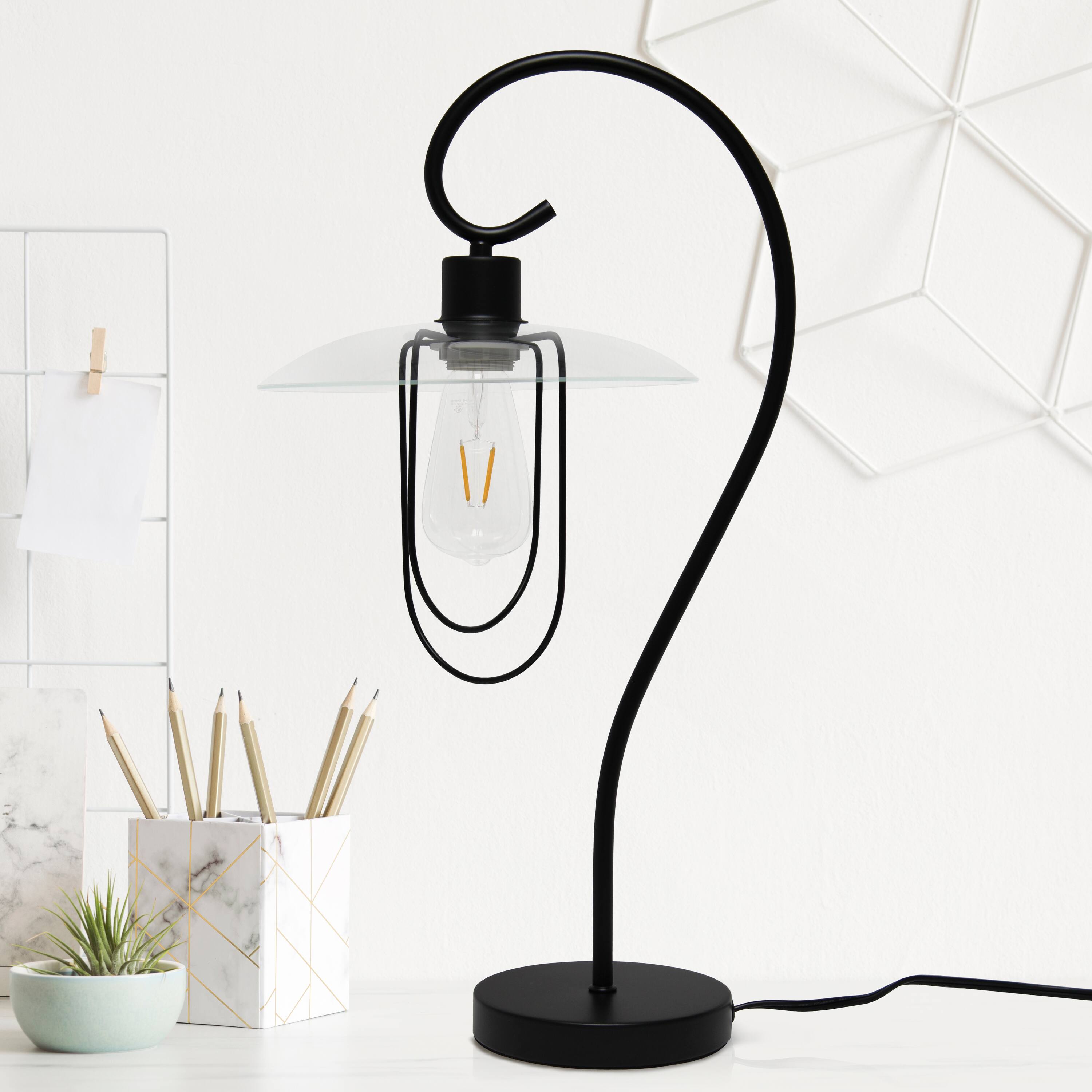 Lalia Home Modern Metal Scroll Table Lamp