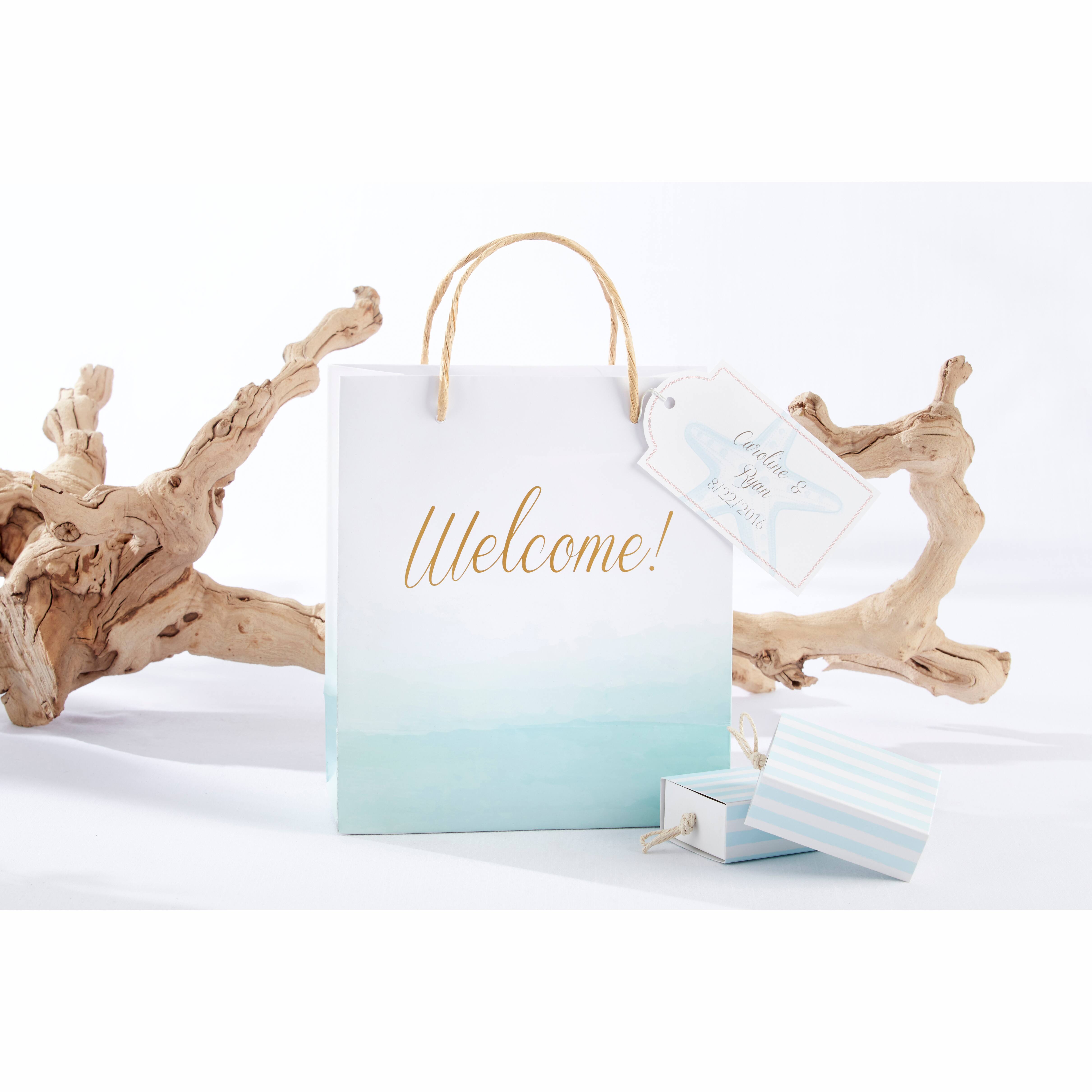 Kate Aspen® Beach Tides Welcome Bags, 12 Pack
