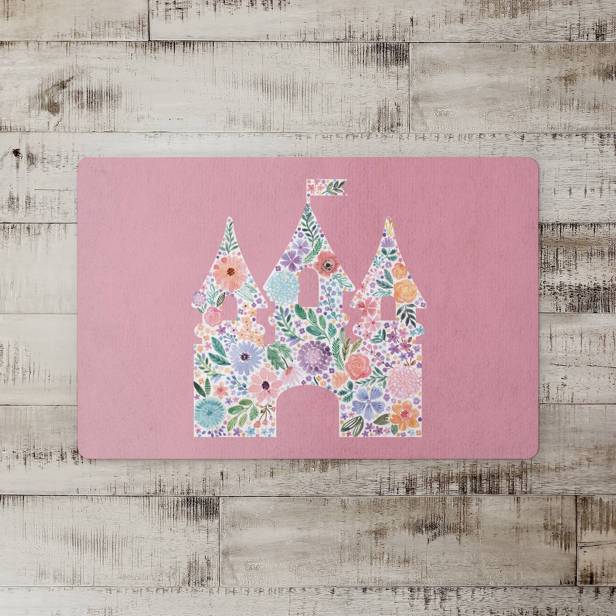 Floral Castle 18" x 27" Floor Mat