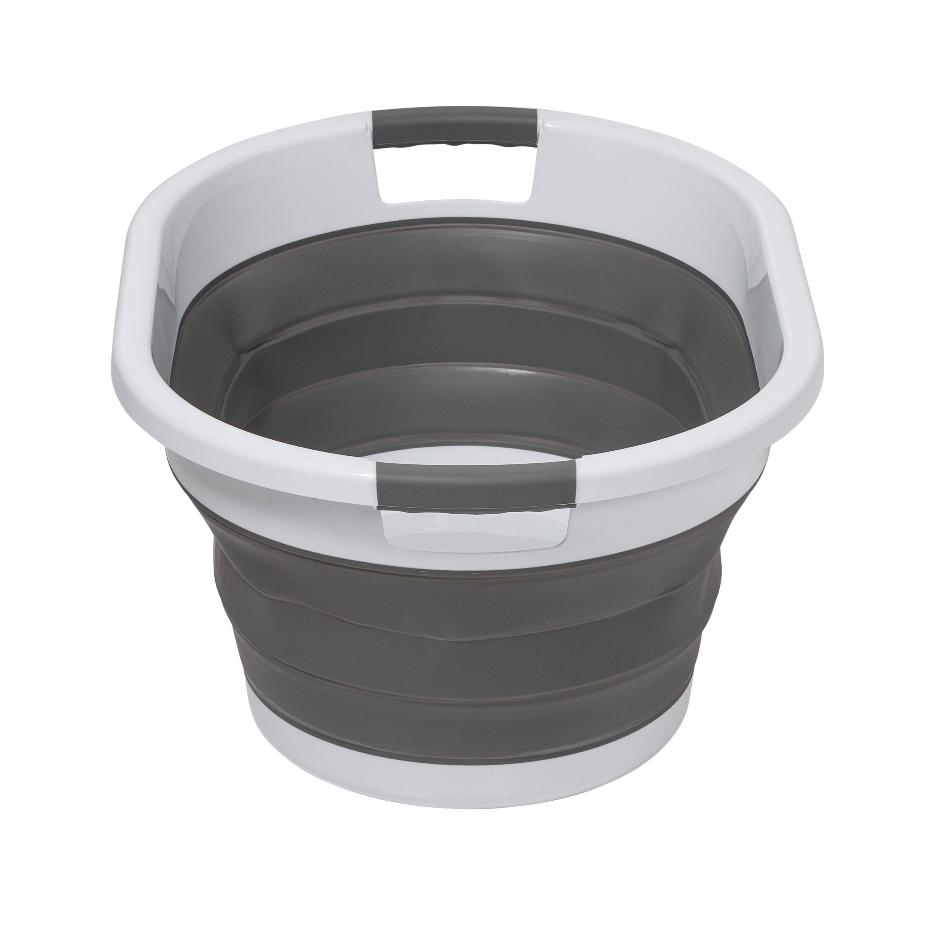 Honey Can Do 24&#x22; Collapsible Rubber Laundry Basket Set