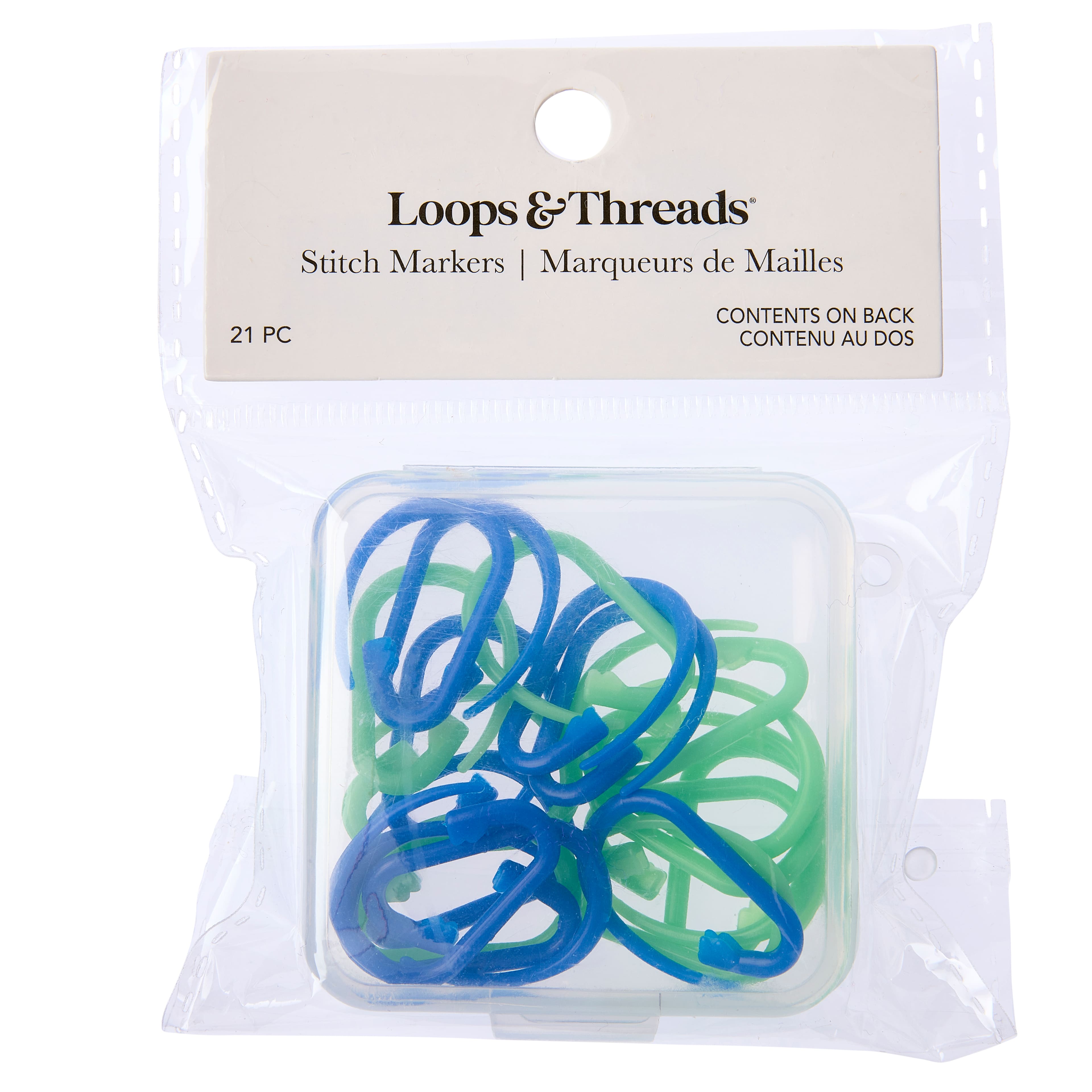 Loops &#x26; Threads&#xAE; Carabiner Stitch Markers, 20ct.